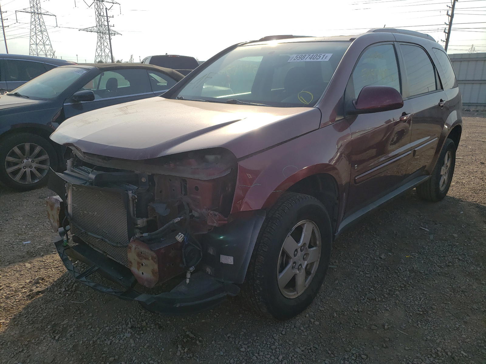 Photo 2 from auction – 2008 CHEVROLET EQUINOX LT with VIN 2CNDL33F686328564
