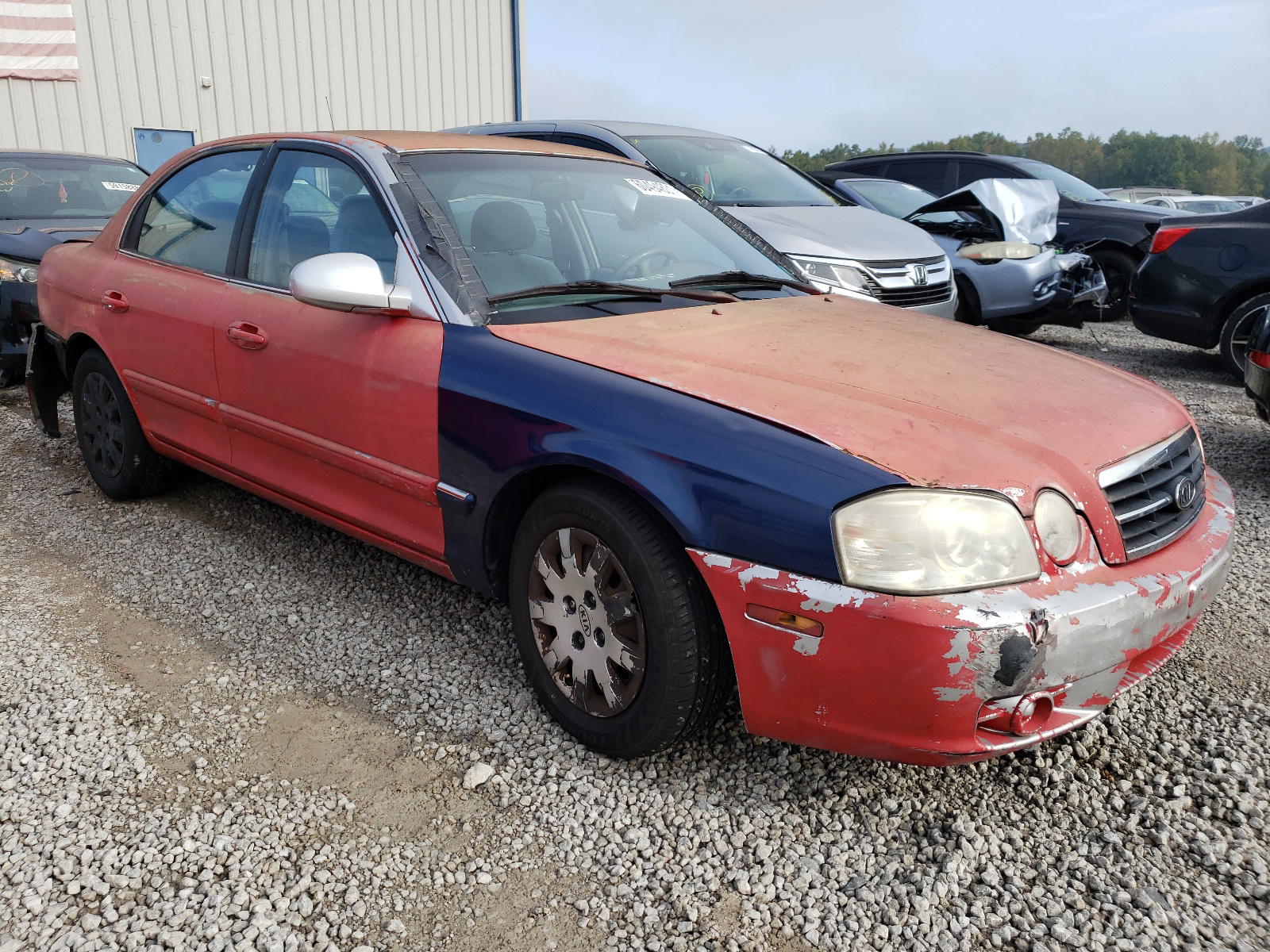 KIA OPTIMA LX 2006 with VIN KNAGD126X65455974 - Photo from auction
