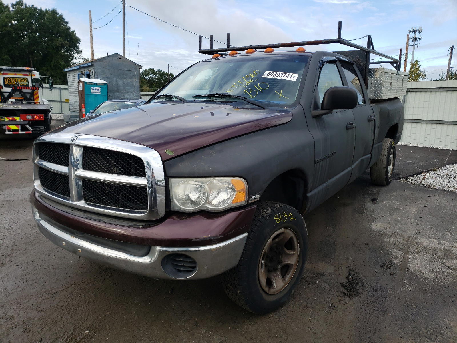Photo 2 from auction – 2004 DODGE RAM 2500 S with VIN 3D7KU28D54G270624