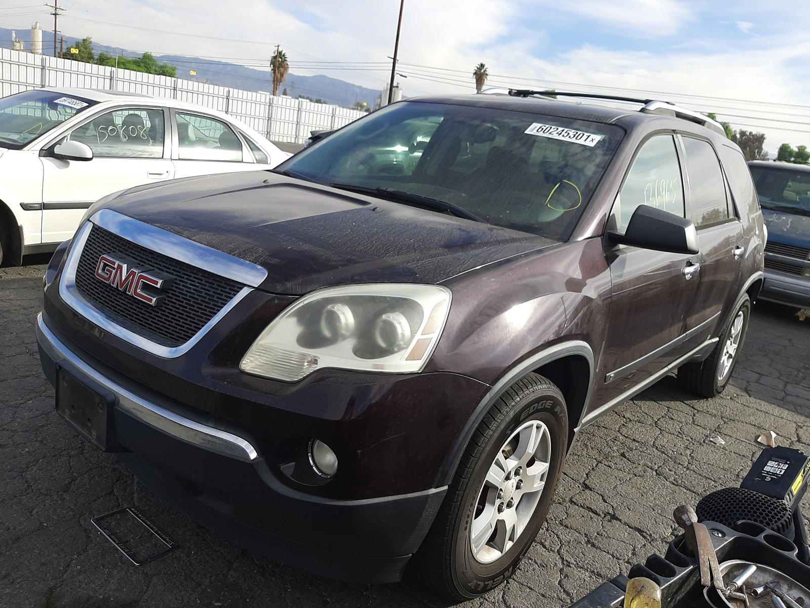 Photo 2 from auction – 2009 GMC ACADIA SLE with VIN 1GKER13D19J170931