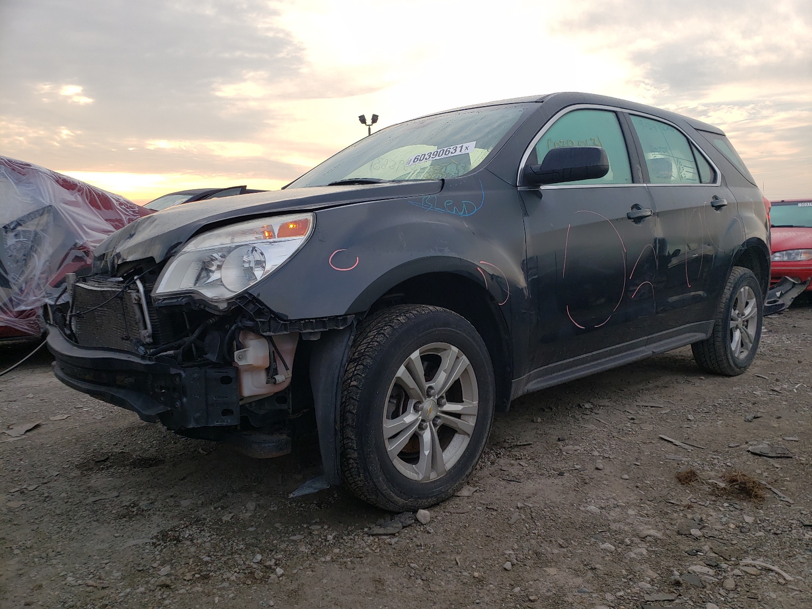 Photo 2 from auction – 2014 CHEVROLET EQUINOX LS with VIN 2GNALAEK6E6109256