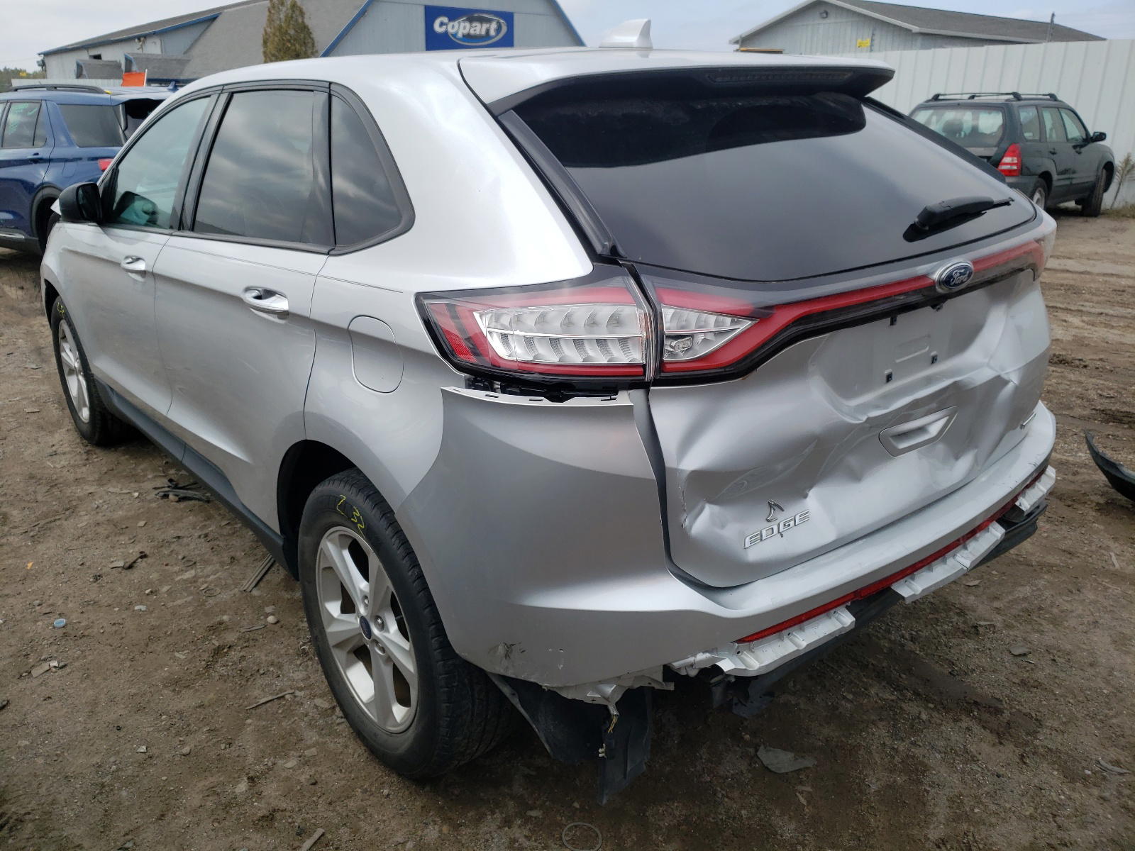 Photo 3 from auction – 2015 FORD EDGE SE with VIN 2FMTK3G96FBB90970