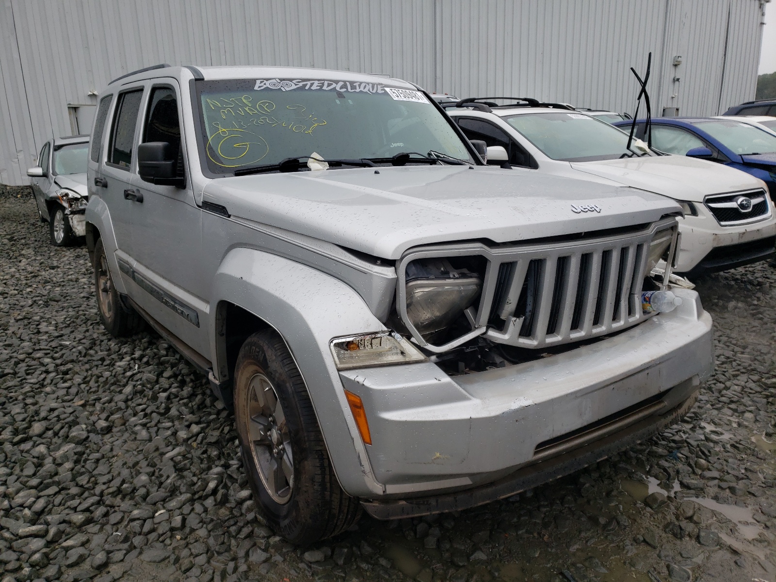 Photo 1 from auction – 2008 JEEP LIBERTY SP with VIN 1J8GN28K08W161693