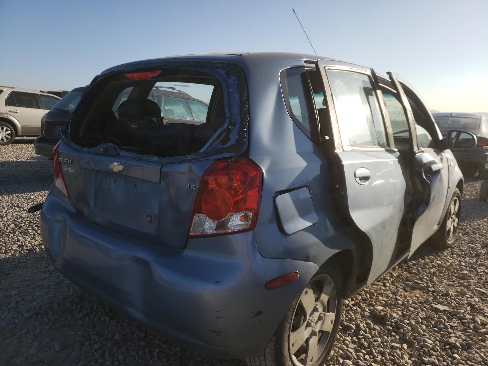Photo 4 from auction – 2007 CHEVROLET AVEO BASE with VIN KL1TD66677B788846