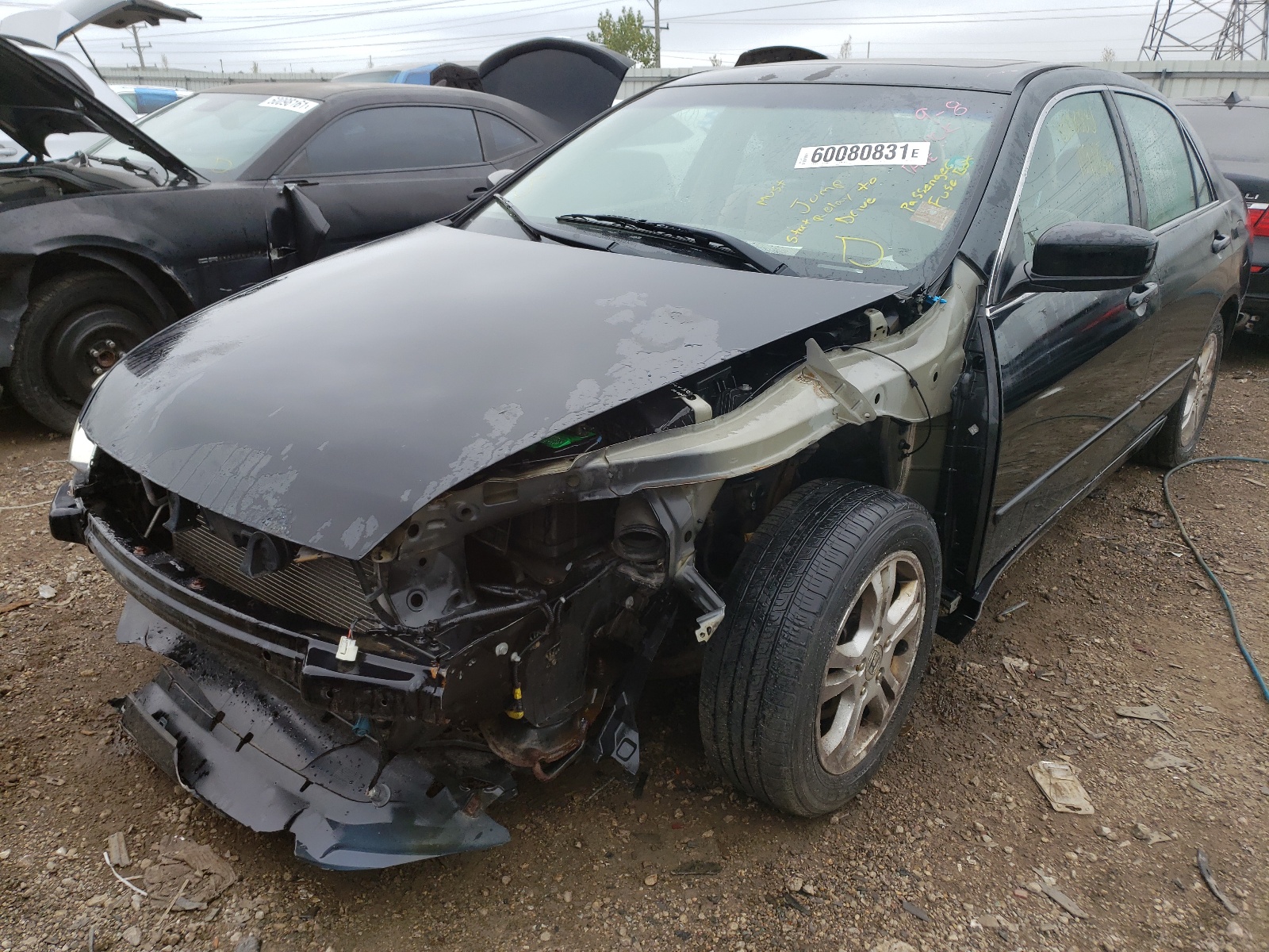 Photo 2 from auction – 2007 HONDA ACCORD EX with VIN 1HGCM56757A190192
