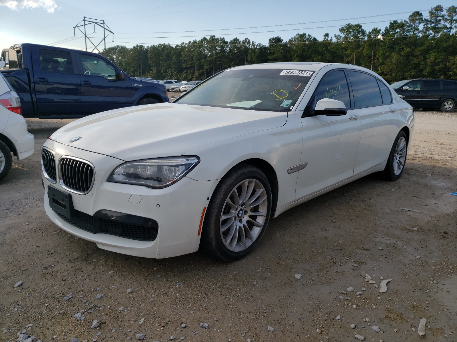 Photo 2 from auction – 2013 BMW 750 LI with VIN WBAYE8C5XDD133810