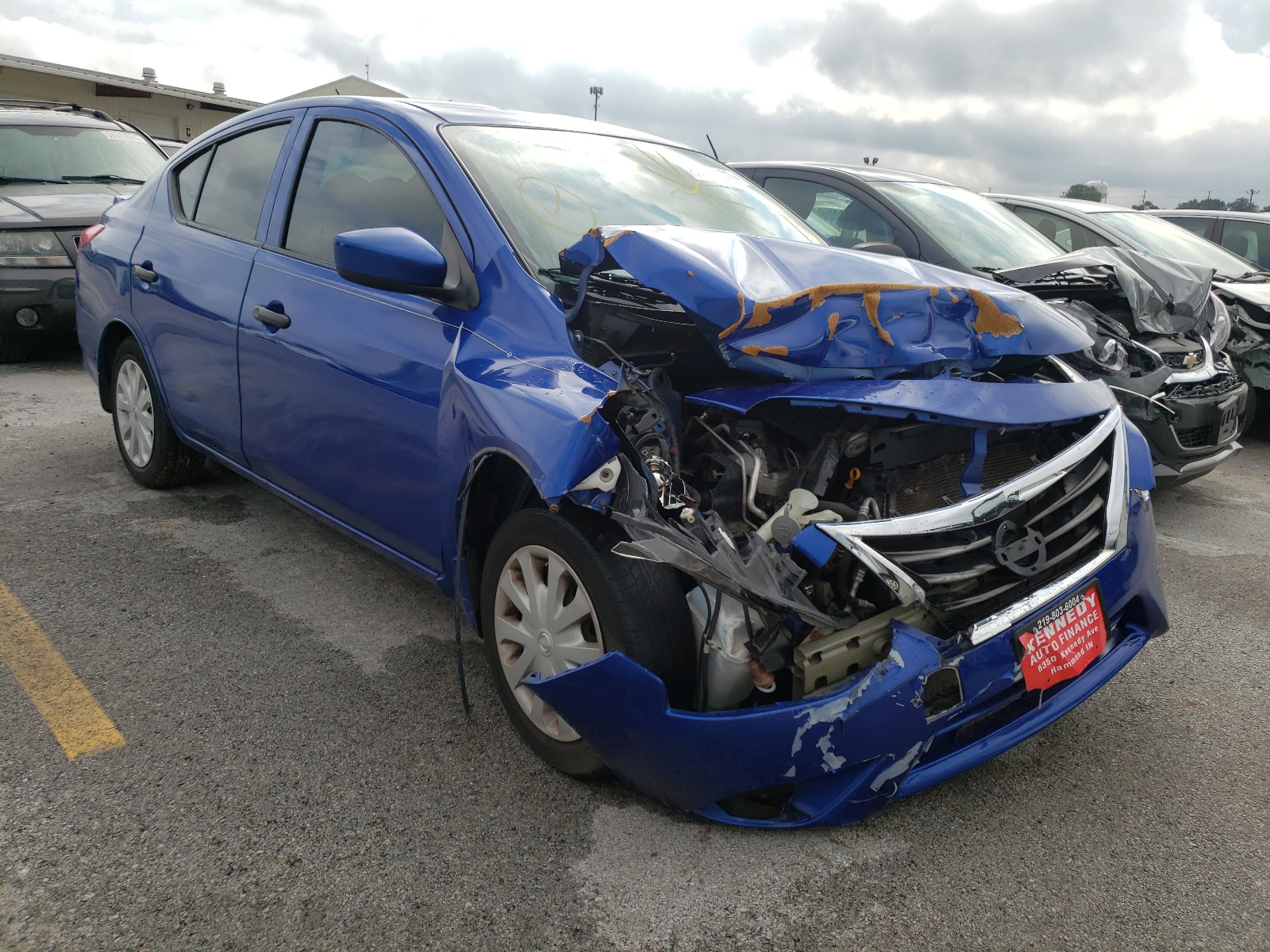NISSAN VERSA S 2016 with VIN 3N1CN7AP6GL864831 - Photo from auction