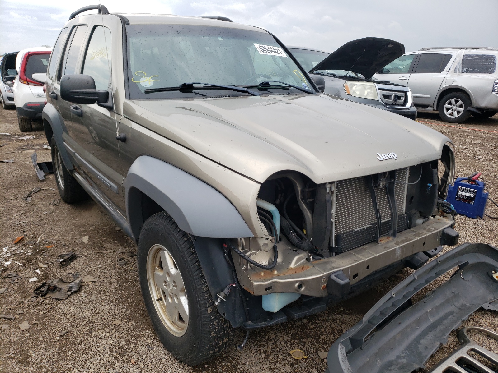 Photo 1 from auction – 2005 JEEP LIBERTY SP with VIN 1J4GL48K75W601939
