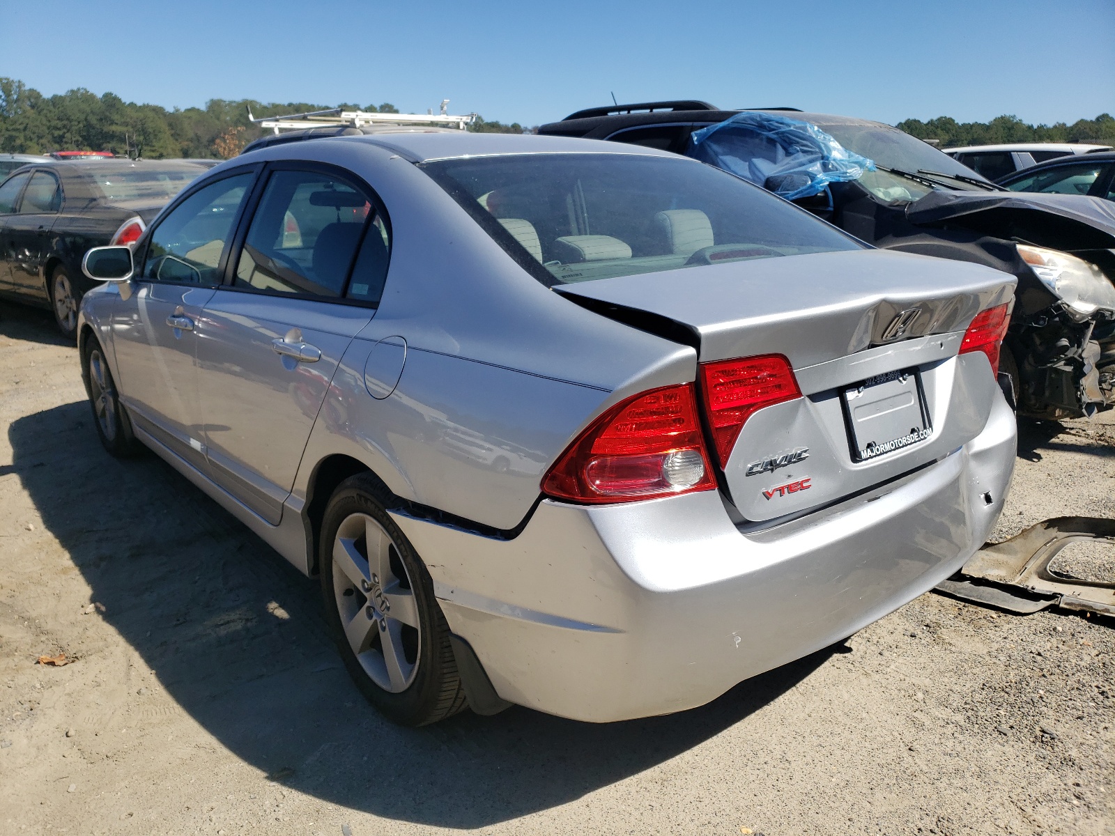Photo 3 from auction – 2007 HONDA CIVIC EX with VIN 1HGFA168X7L042437