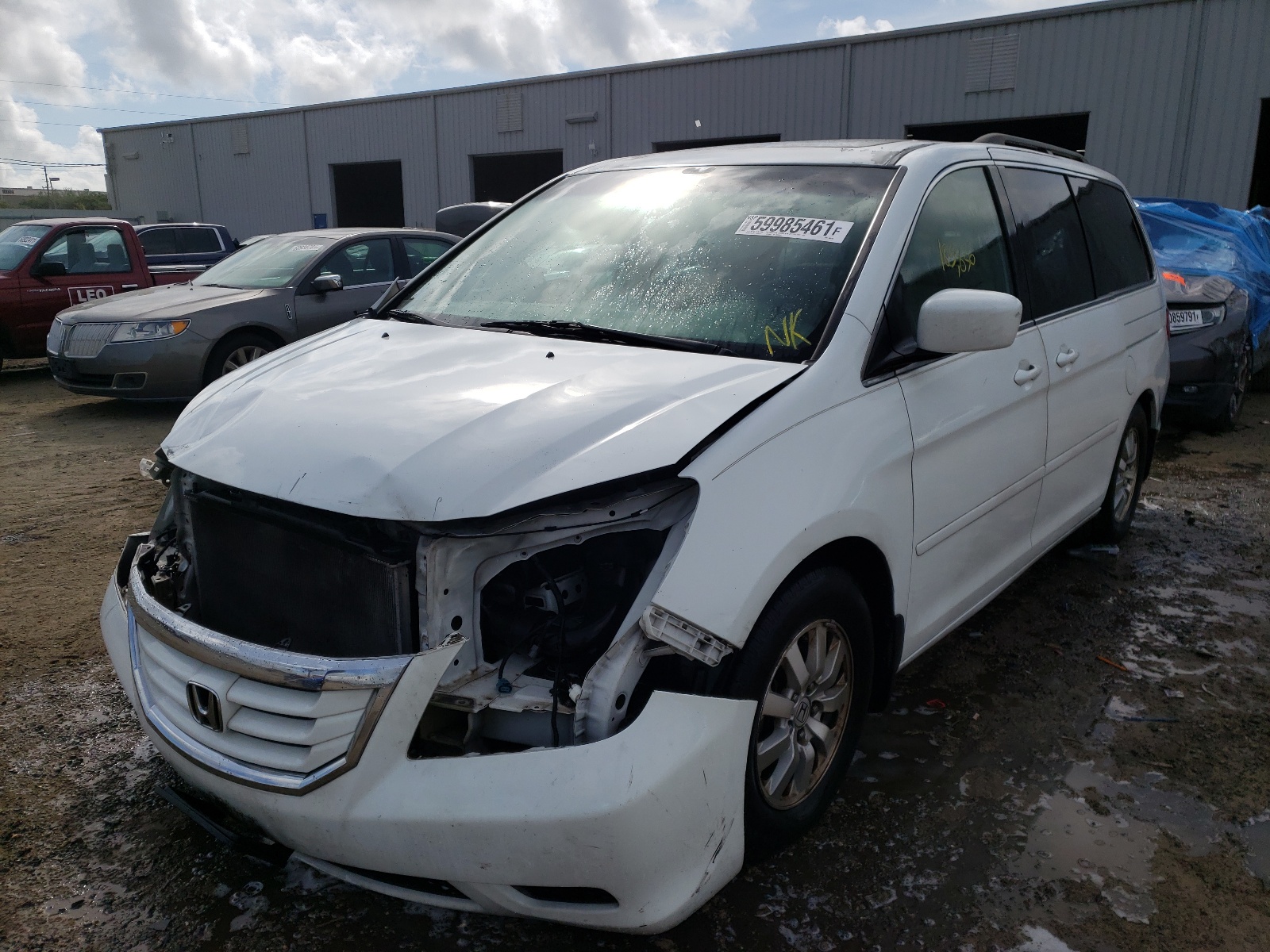 Photo 2 from auction – 2009 HONDA ODYSSEY EX with VIN 5FNRL38619B404769