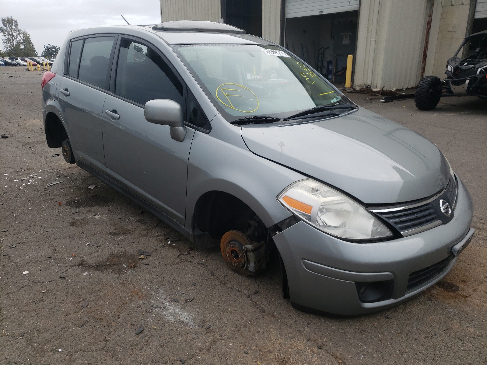Photo 9 from auction – 2008 NISSAN VERSA S with VIN 3N1BC13EX8L379202