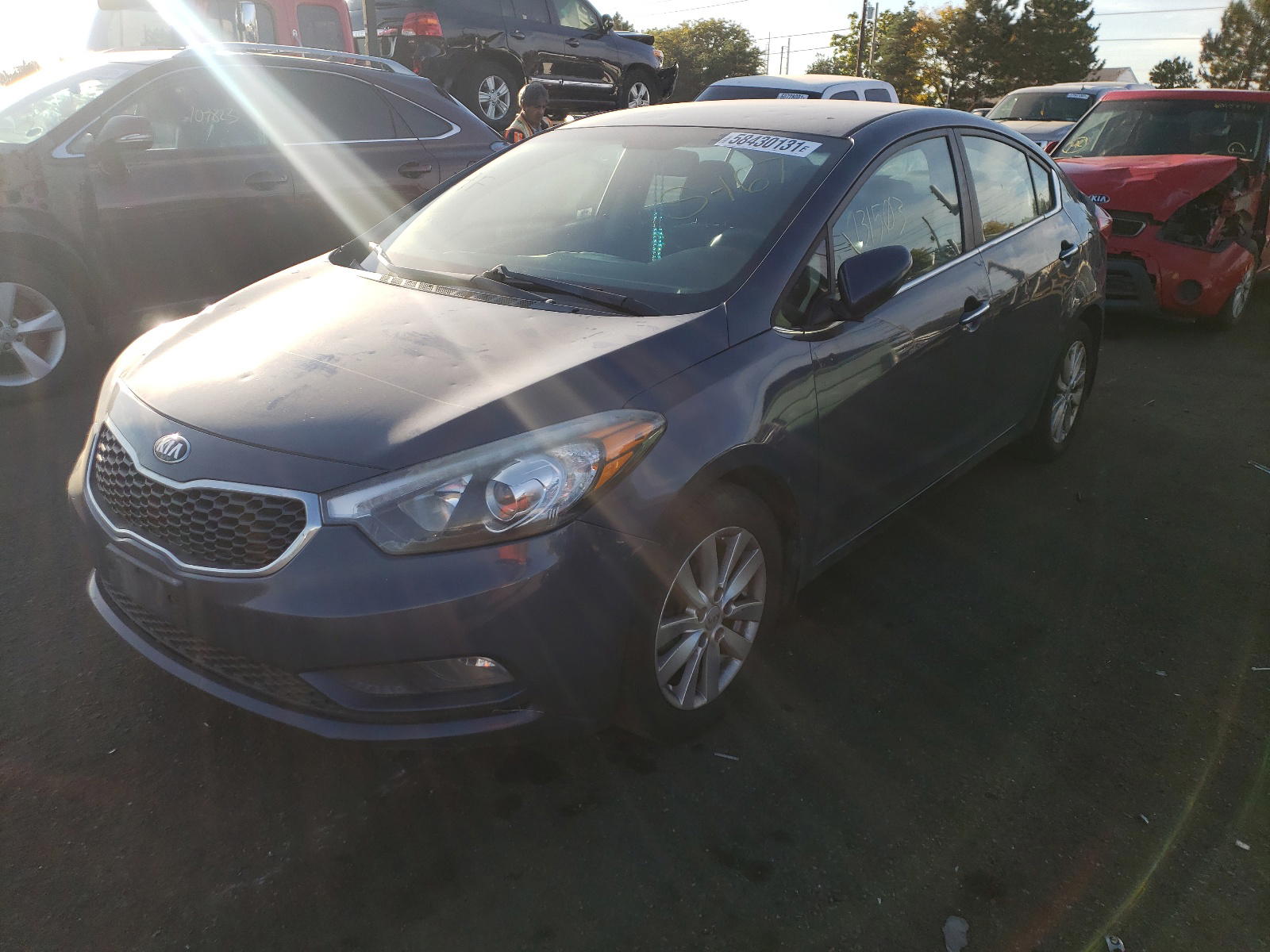Photo 2 from auction – 2014 KIA FORTE EX with VIN KNAFX4A83E5206583