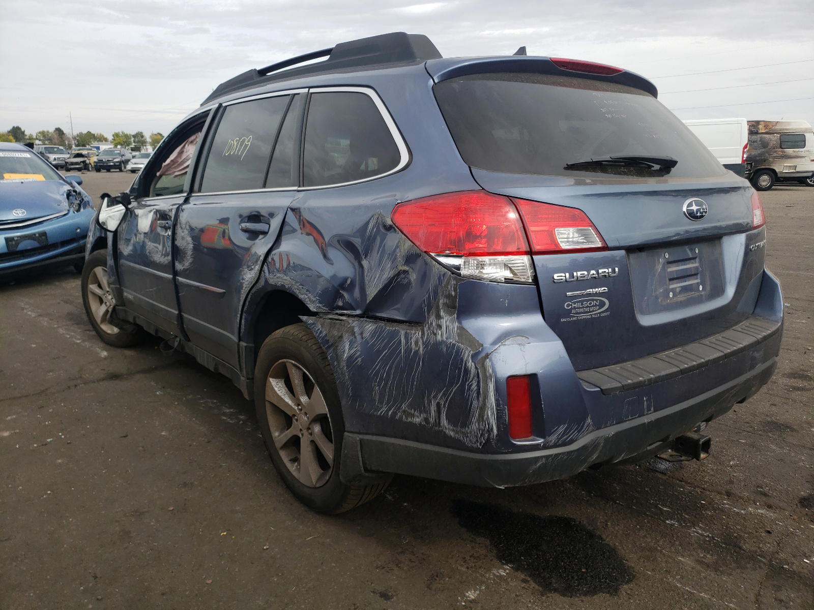 Photo 3 from auction – 2013 SUBARU OUTBACK 2. with VIN 4S4BRCKCXD3216347