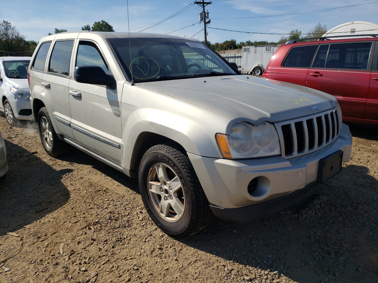 JEEP GRAND CHER 2007 with VIN 1J8GR48K57C597214 - Photo from auction