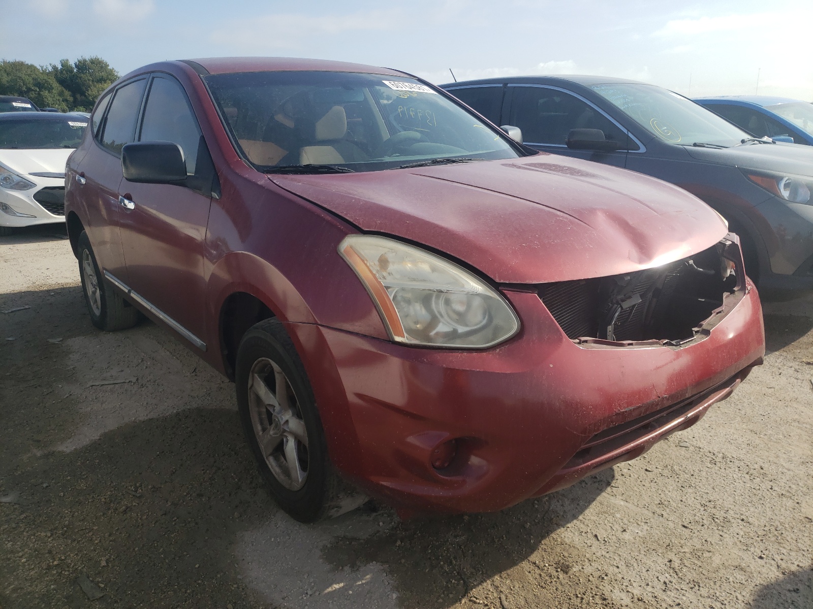 NISSAN ROGUE S 2011 with VIN JN8AS5MTXBW159757 - Photo from auction