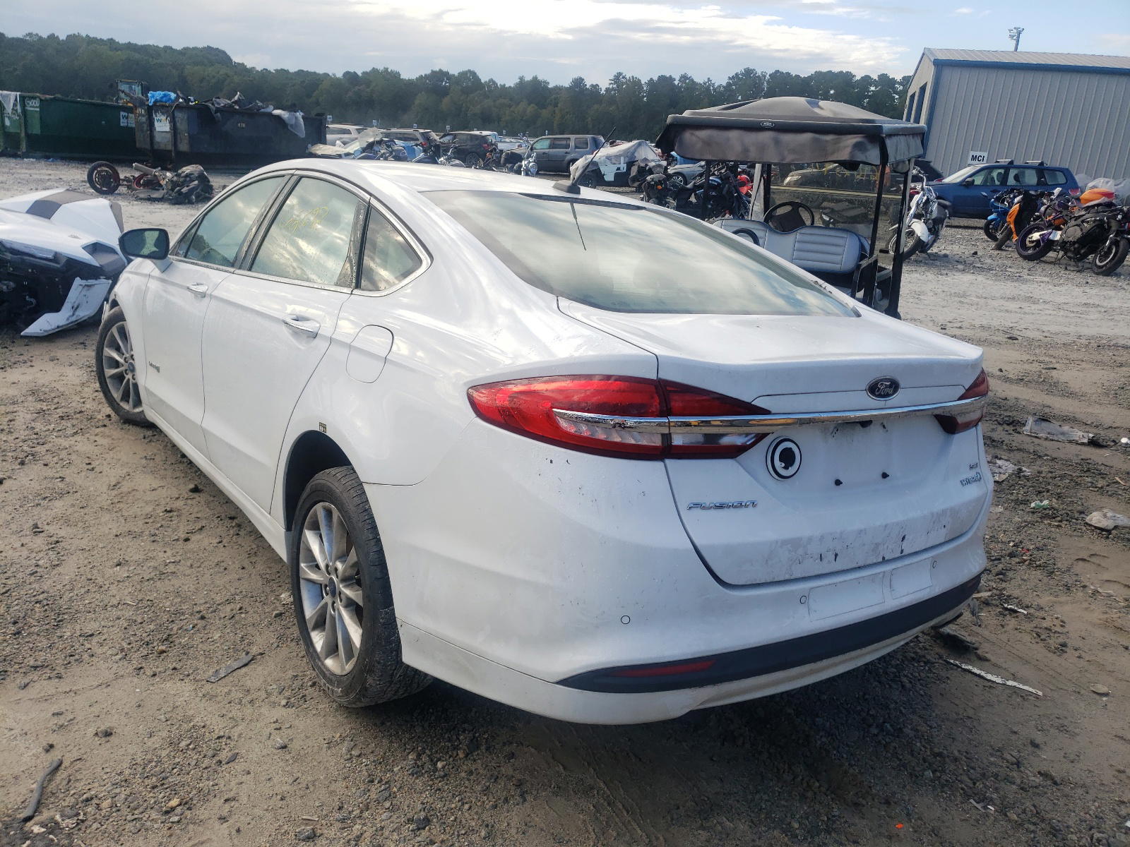 Photo 3 from auction – 2017 FORD FUSION SE with VIN 3FA6P0LU8HR409692