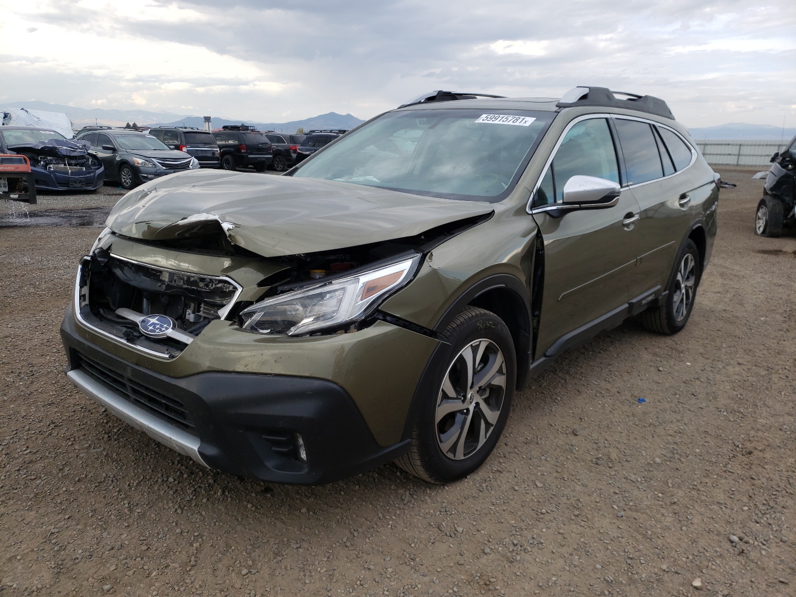 Photo 2 from auction – 2021 SUBARU OUTBACK TO with VIN 4S4BTAPC4M3112354
