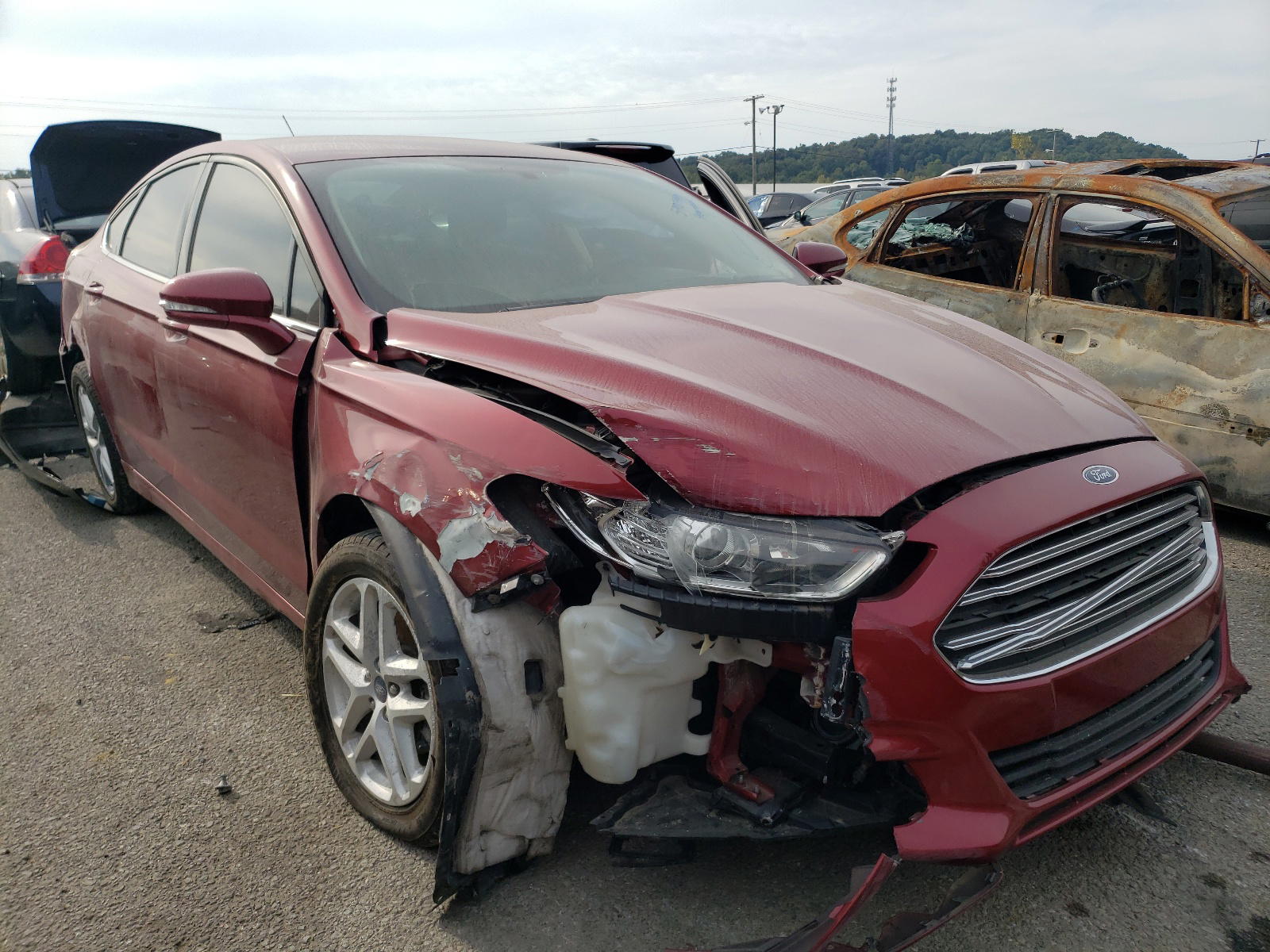 FORD FUSION SE 2016 with VIN 3FA6P0HD7GR162947 - Photo from auction