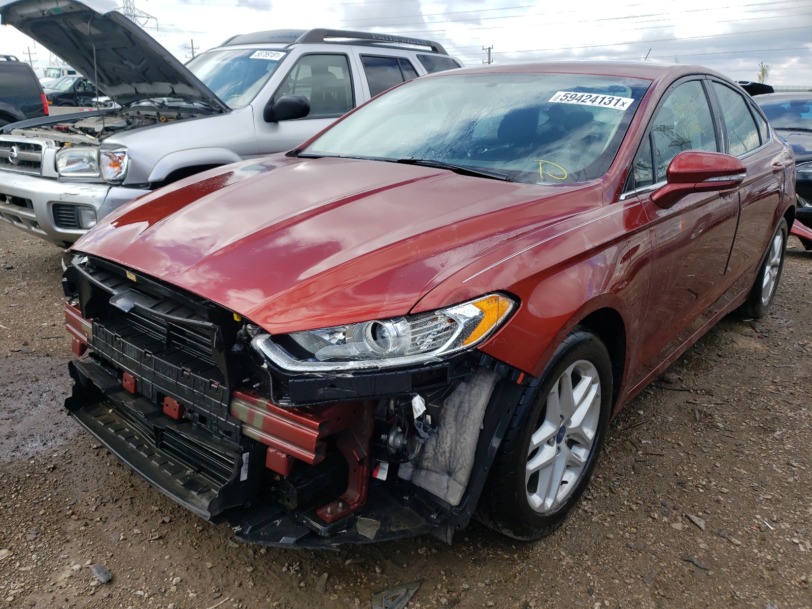 Photo 2 from auction – 2014 FORD FUSION SE with VIN 3FA6P0HD5ER231762