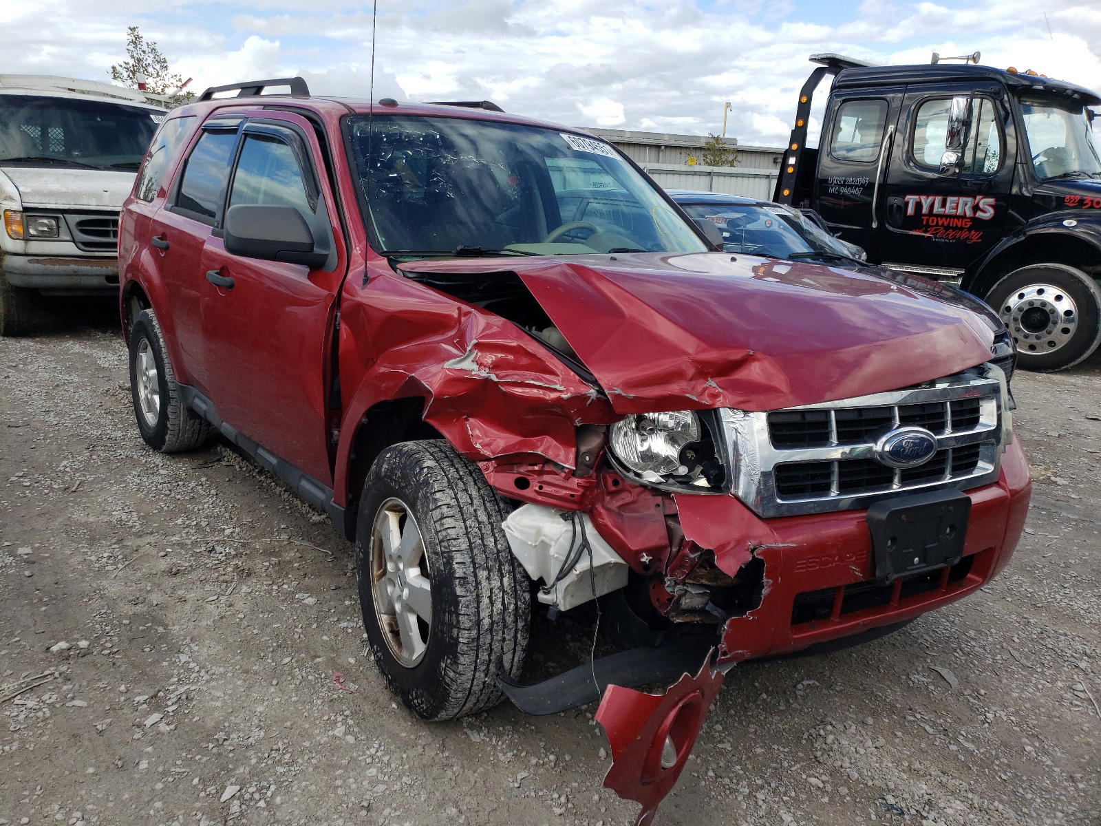 FORD ESCAPE XLT 2010 with VIN 1FMCU0D76AKA42201 - Photo from auction