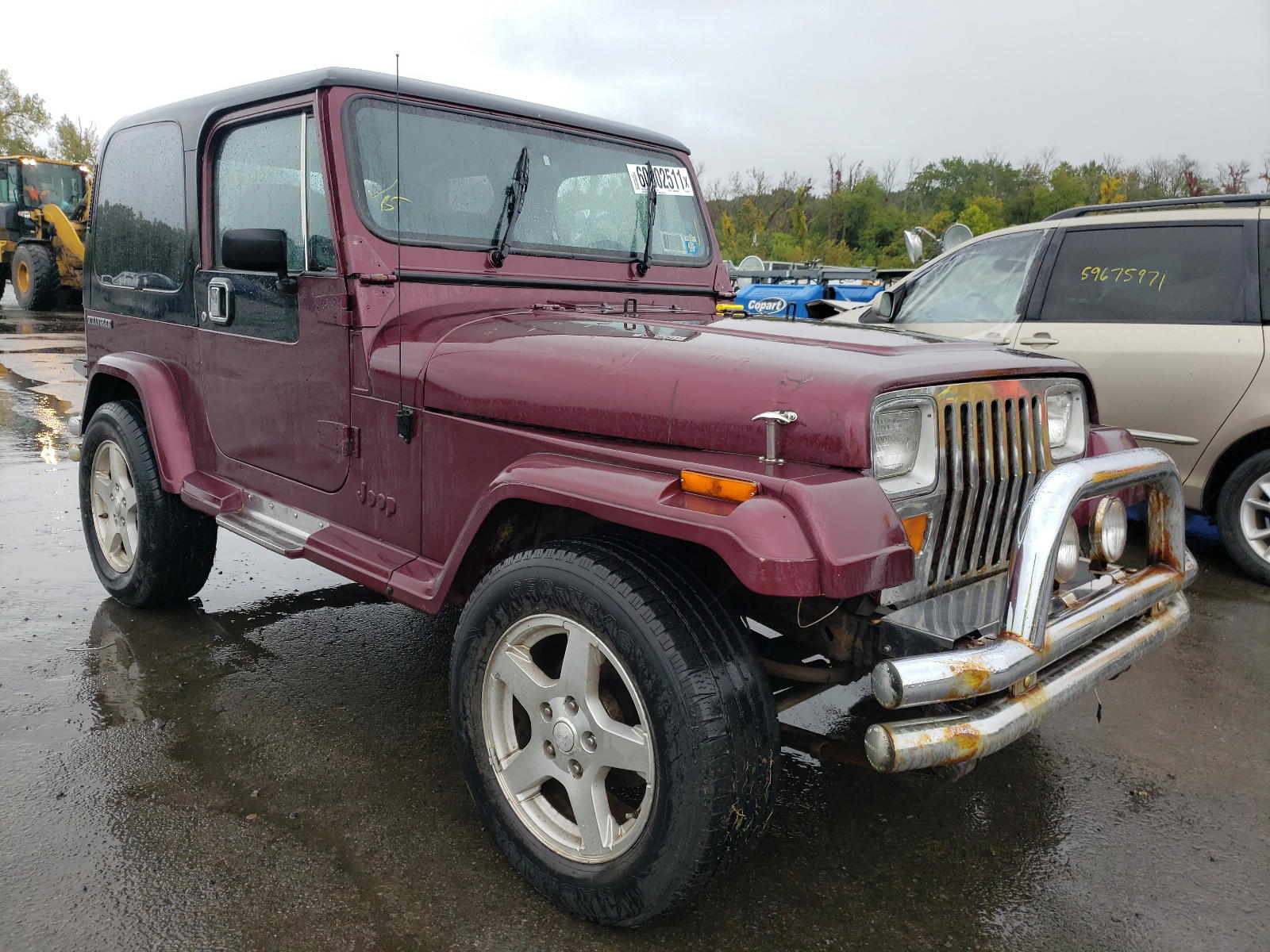 JEEP WRANGLER L 1987 with VIN 2BCCE8147HB505205 - Photo from auction