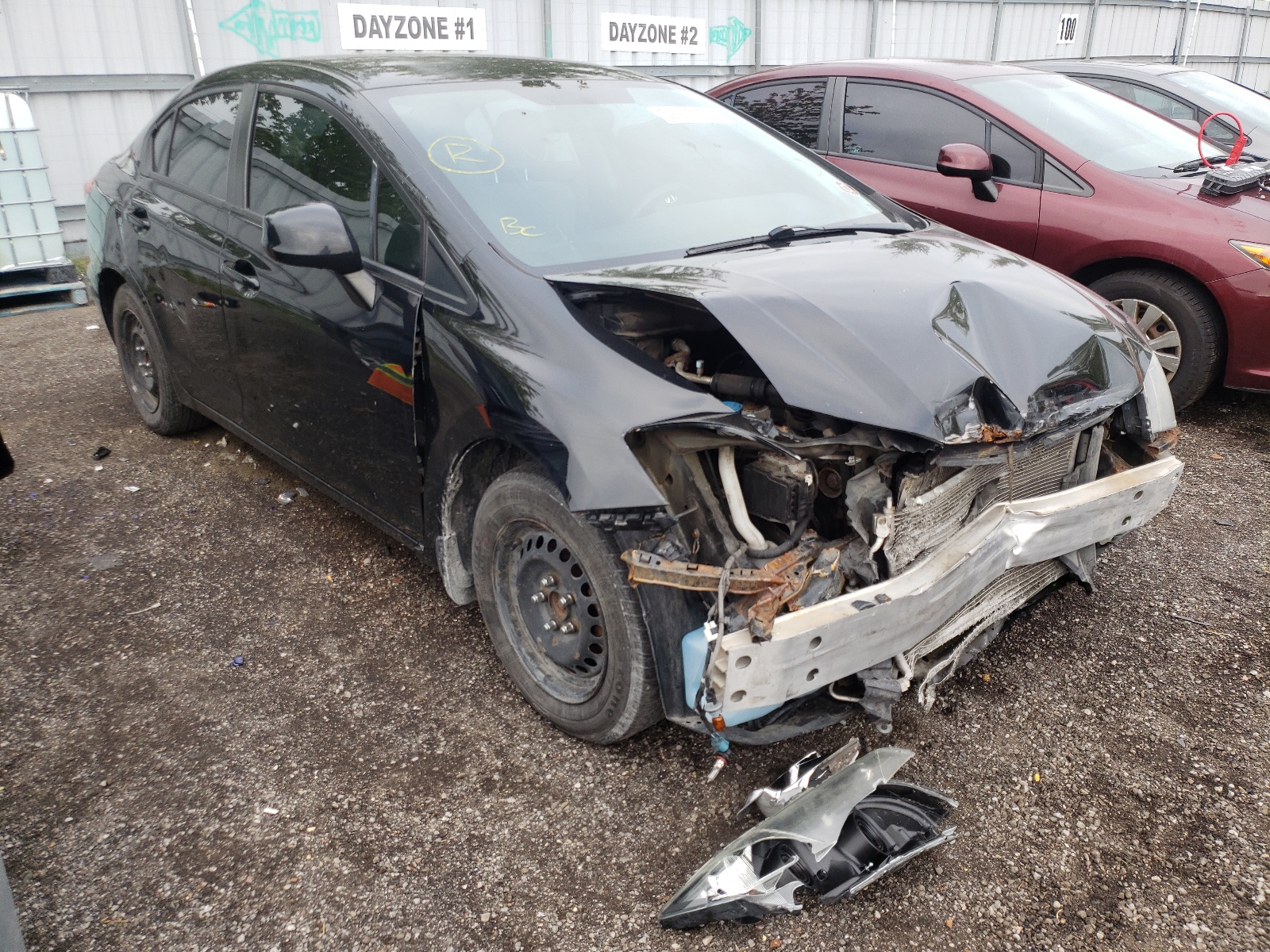Photo 1 from auction – 2013 HONDA CIVIC LX with VIN 2HGFB2E47DH010328