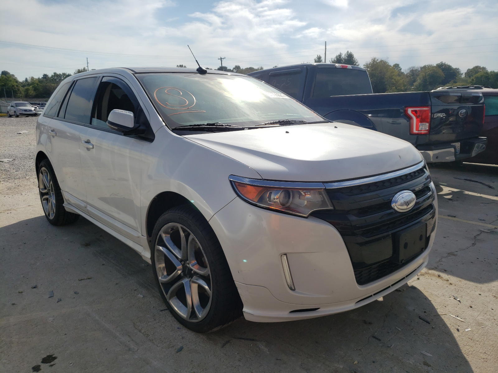 FORD EDGE SPORT 2014 with VIN 2FMDK4AK0EBA23833 - Photo from auction