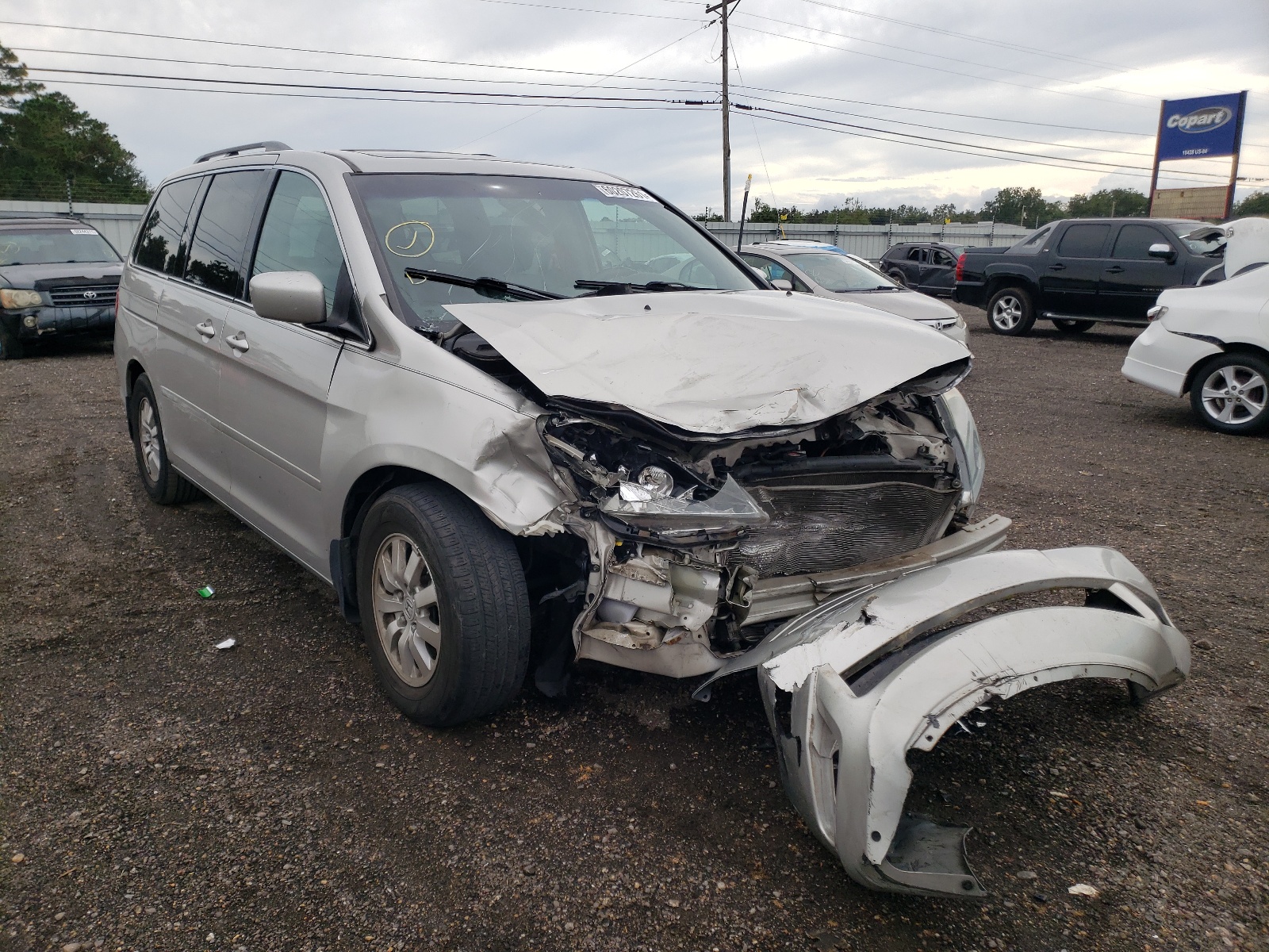 HONDA ODYSSEY EX 2008 with VIN 5FNRL38768B099681 - Photo from auction