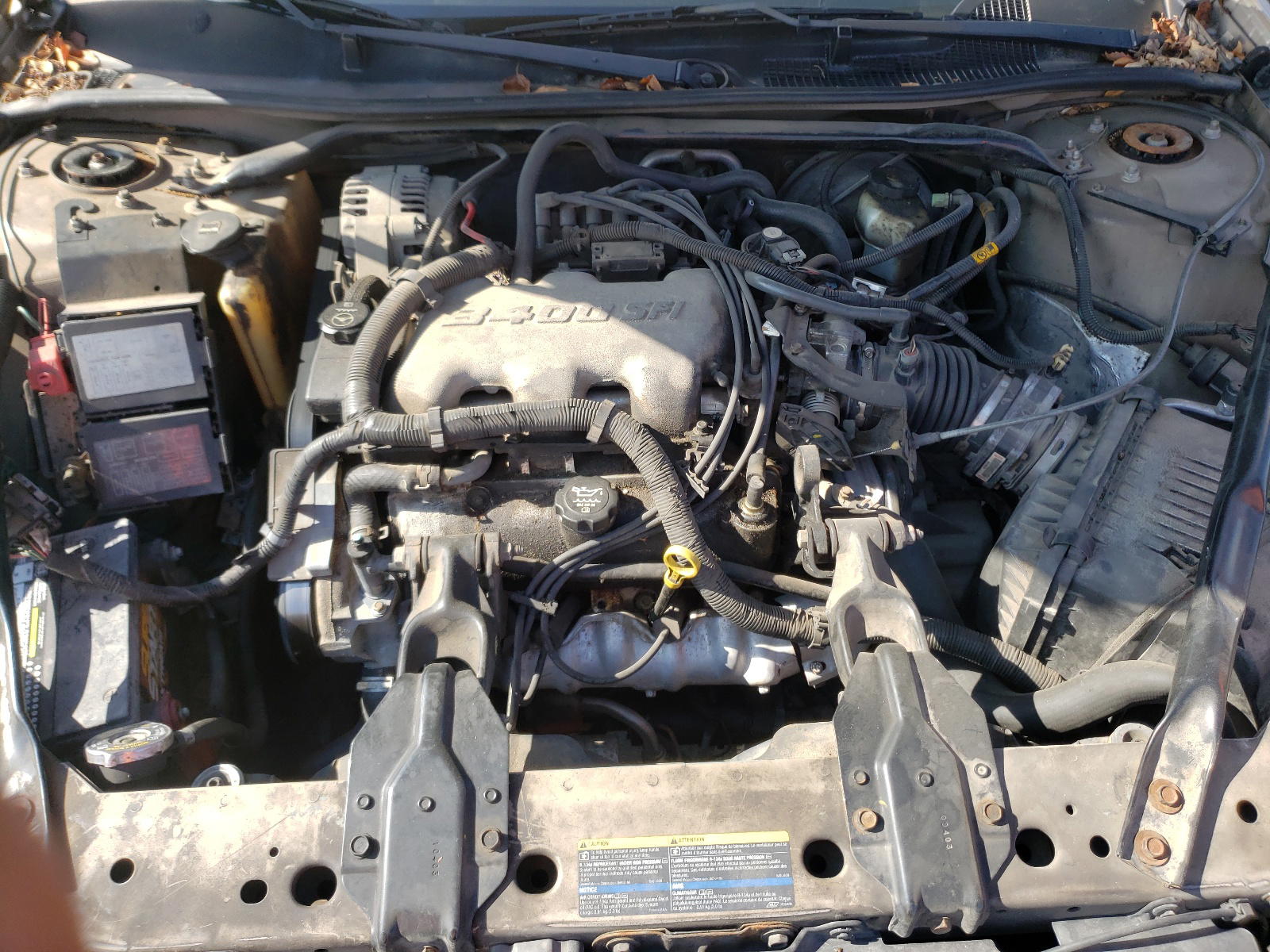 Photo 7 from auction – 2003 CHEVROLET IMPALA with VIN 2G1WF52E039402392