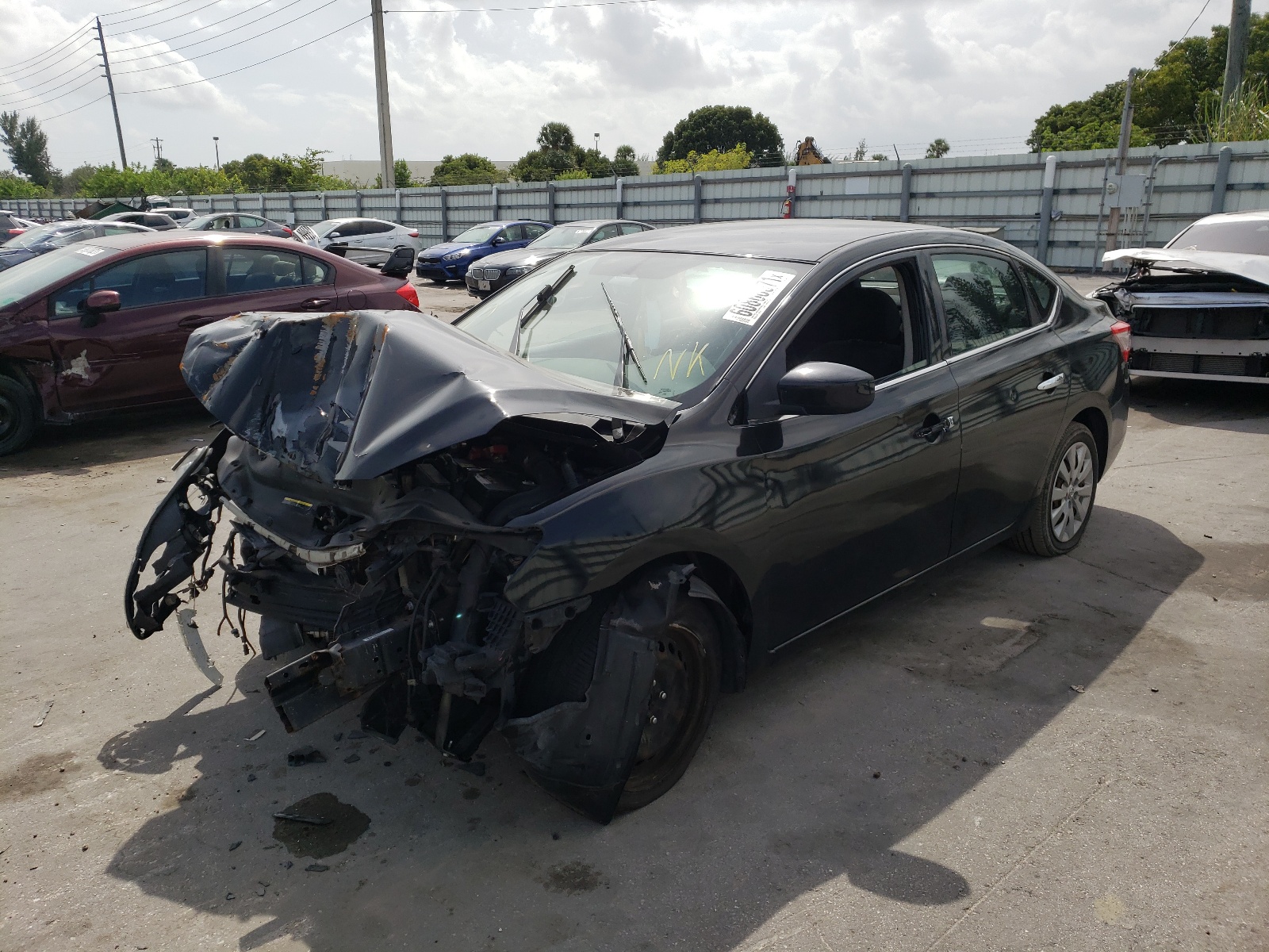Photo 2 from auction – 2015 NISSAN SENTRA S with VIN 3N1AB7AP2FL634444