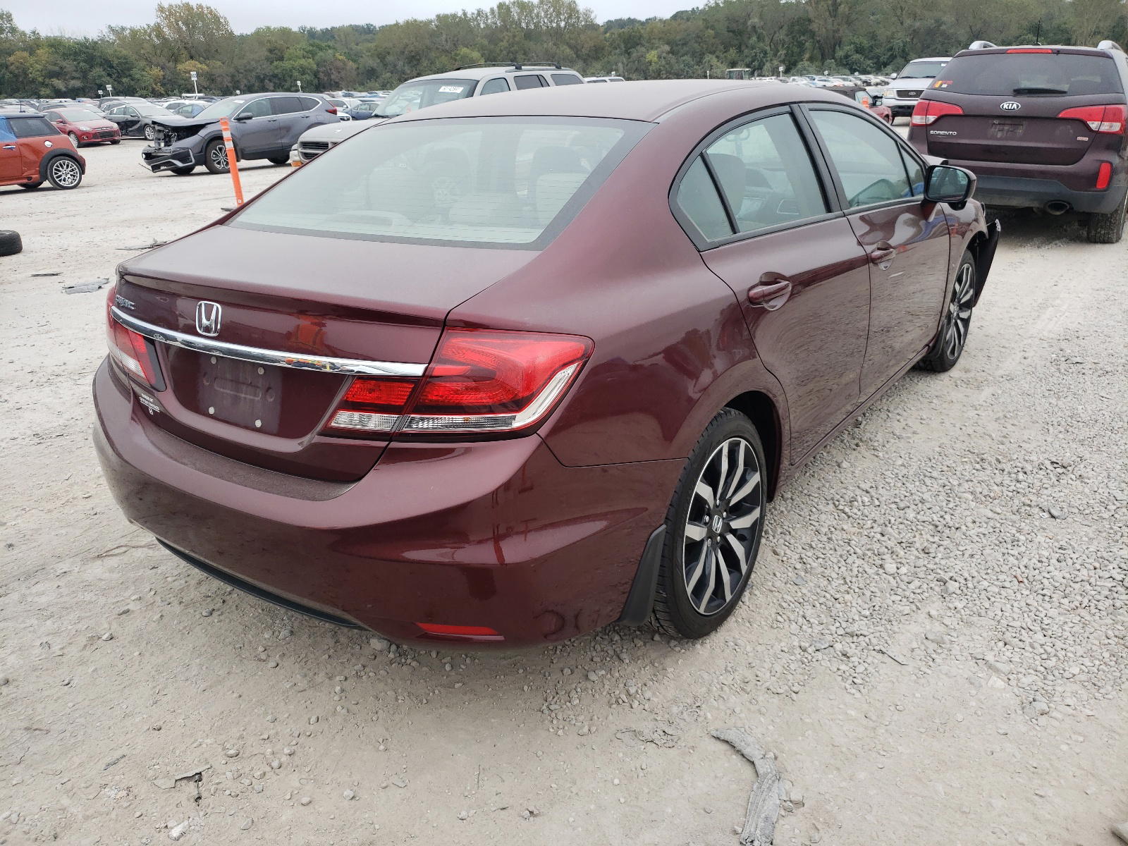 Photo 4 from auction – 2014 HONDA CIVIC EXL with VIN 19XFB2F90EE079691