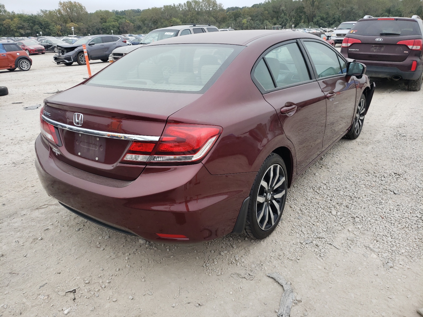 Zdjęcie 4 z aukcji – 2014 HONDA CIVIC EXL z VIN 19XFB2F90EE079691