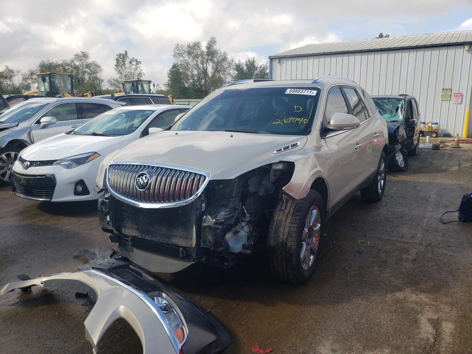 Photo 2 from auction – 2008 BUICK ENCLAVE CX with VIN 5GAER23758J261440