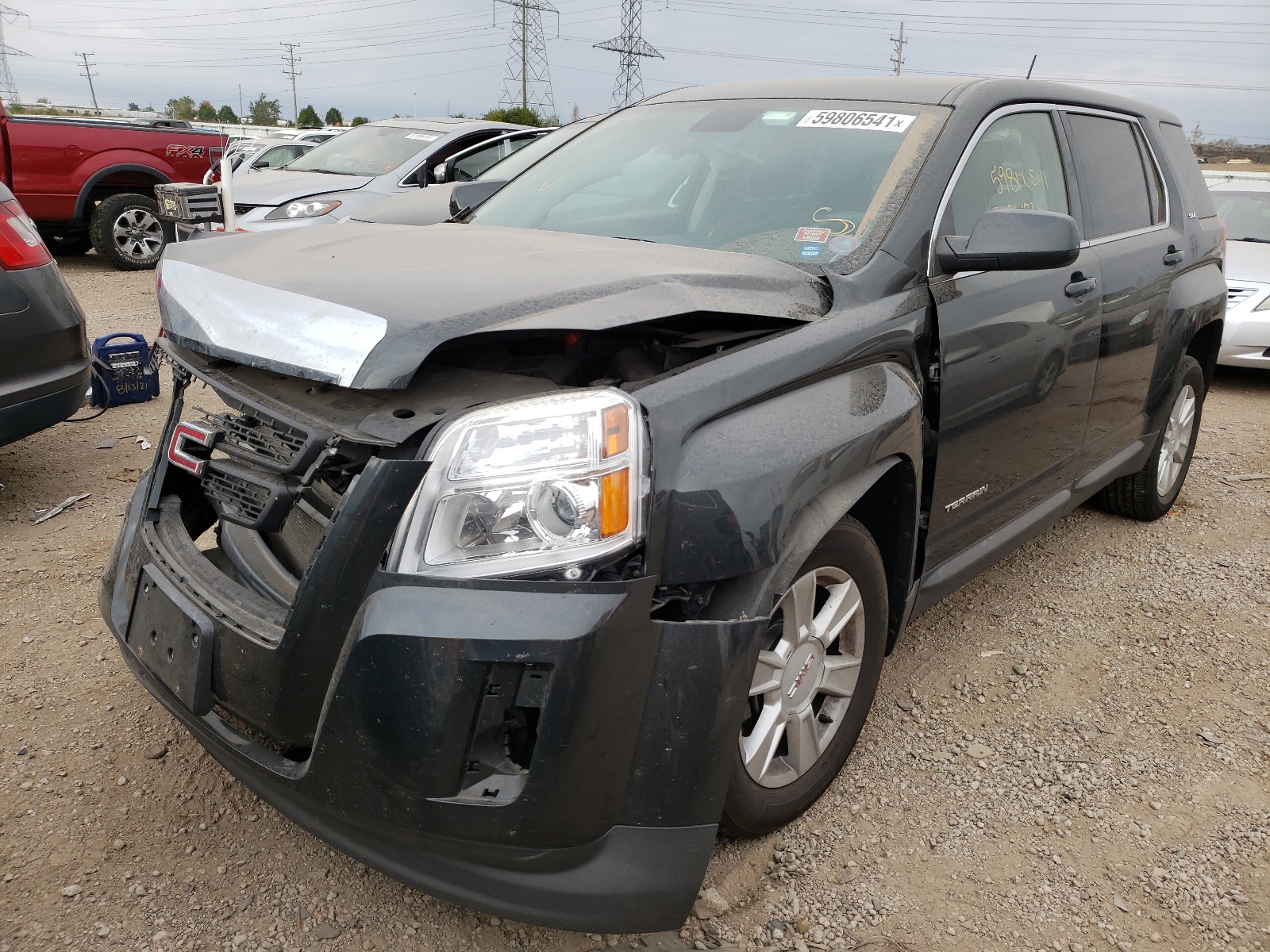 Photo 2 from auction – 2013 GMC TERRAIN SL with VIN 2GKALMEK6D6390729