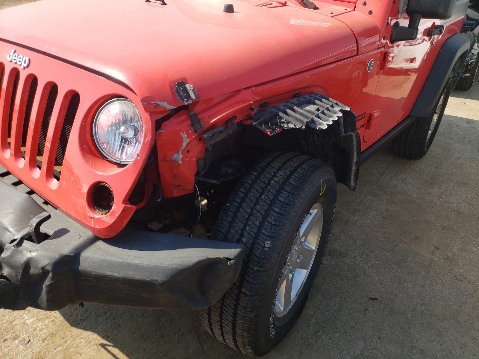 Photo 9 from auction – 2013 JEEP WRANGLER S with VIN 1C4AJWAG7DL622647