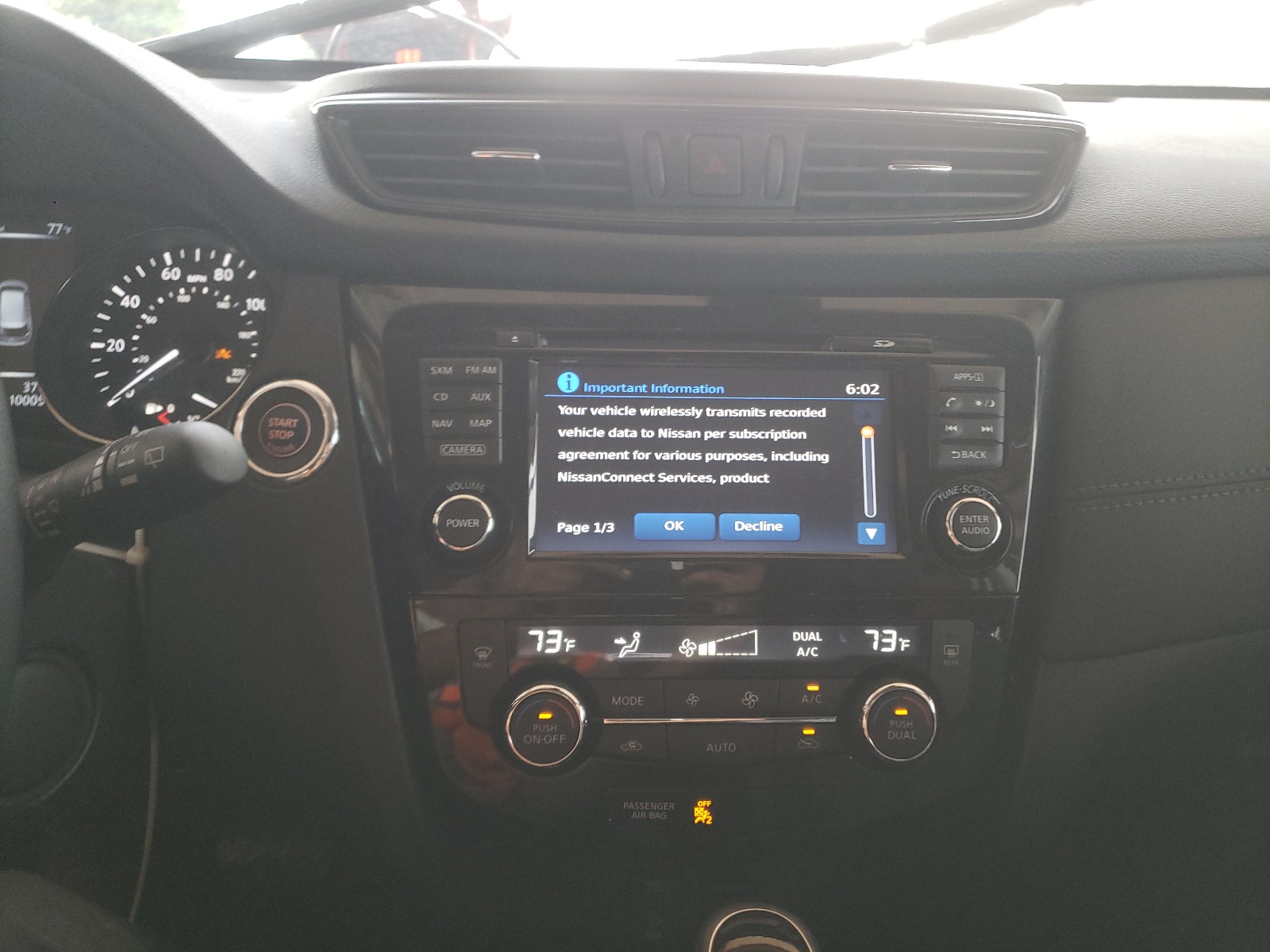Photo 9 from auction – 2017 NISSAN ROGUE S with VIN JN8AT2MT8HW407024