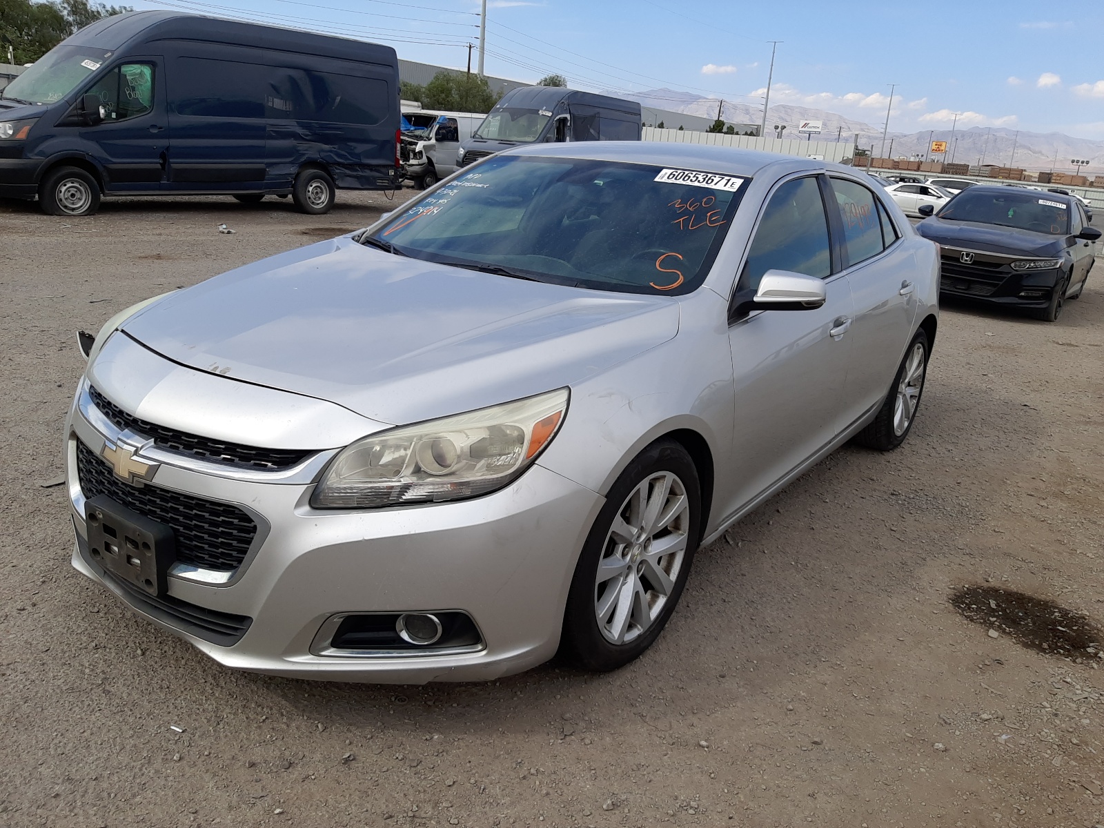 Photo 2 from auction – 2014 CHEVROLET MALIBU 2LT with VIN 1G11E5SLAEF281548
