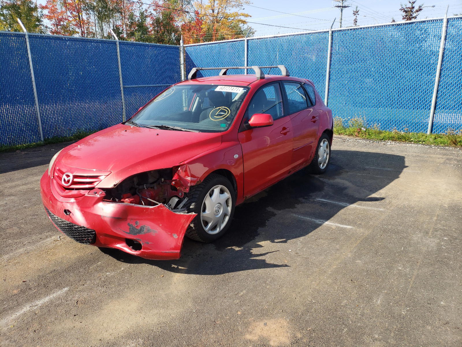 Photo 2 from auction – 2005 MAZDA 3 HATCHBAC with VIN JM1BK143151285869