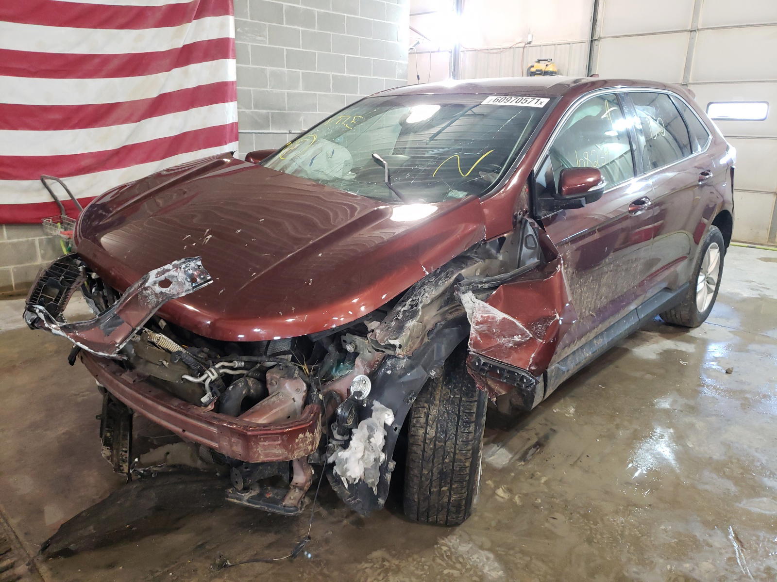 Photo 2 from auction – 2015 FORD EDGE SEL with VIN 2FMTK3J96FBB04646