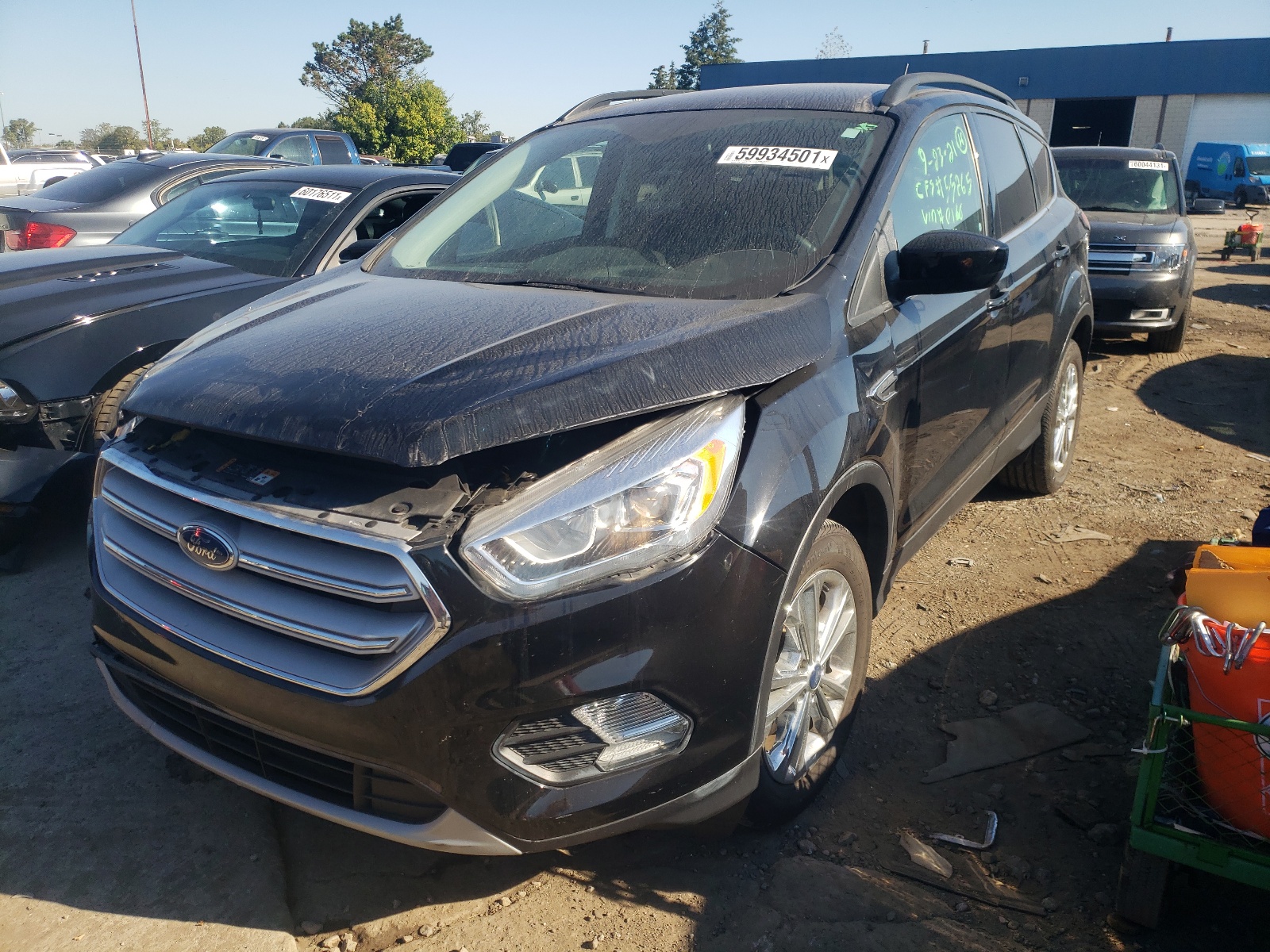 Photo 2 from auction – 2018 FORD ESCAPE SEL with VIN 1FMCU9HD5JUA90166