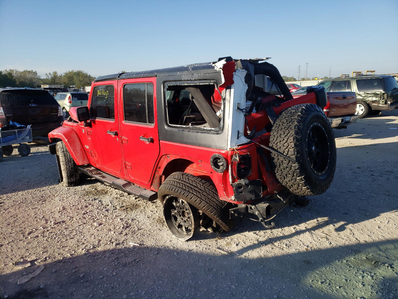 Photo 3 from auction – 2017 JEEP WRANGLER U with VIN 1C4BJWEG2HL504977