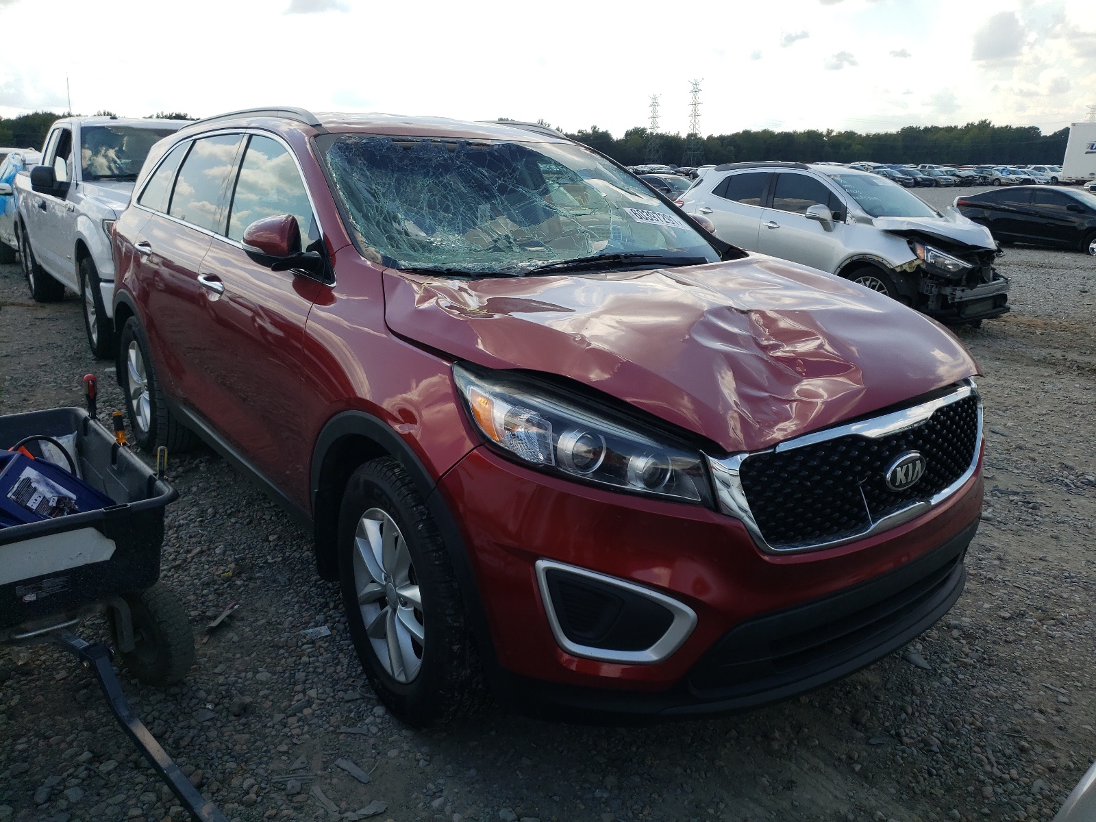 Photo 1 from auction – 2017 KIA SORENTO LX with VIN 5XYPG4A35HG206897