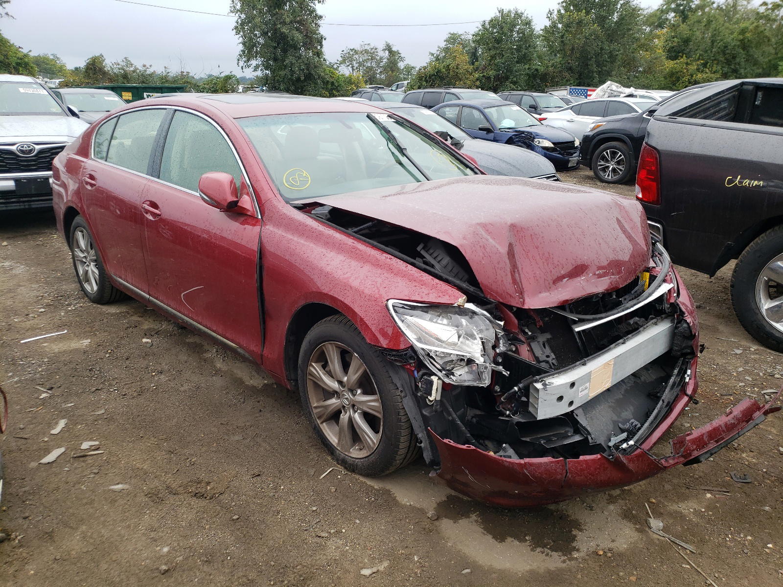 LEXUS GS 350 2011 with VIN JTHCE1KS6B0030625 - Photo from auction