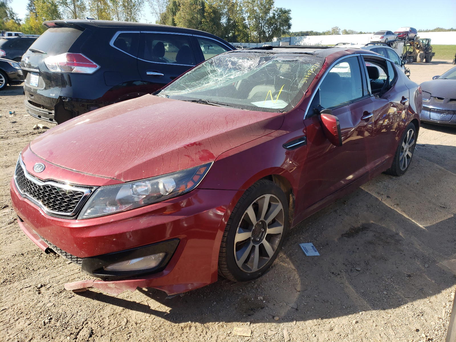 Photo 2 from auction – 2011 KIA OPTIMA SX with VIN KNAGR4A61B5183250