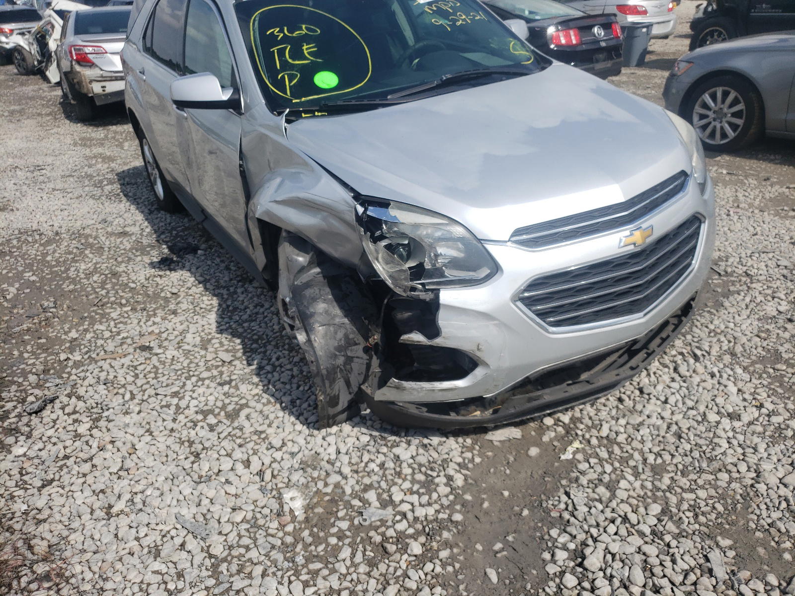 Photo 9 from auction – 2016 CHEVROLET EQUINOX LT with VIN 2GNALCEK2G1172933
