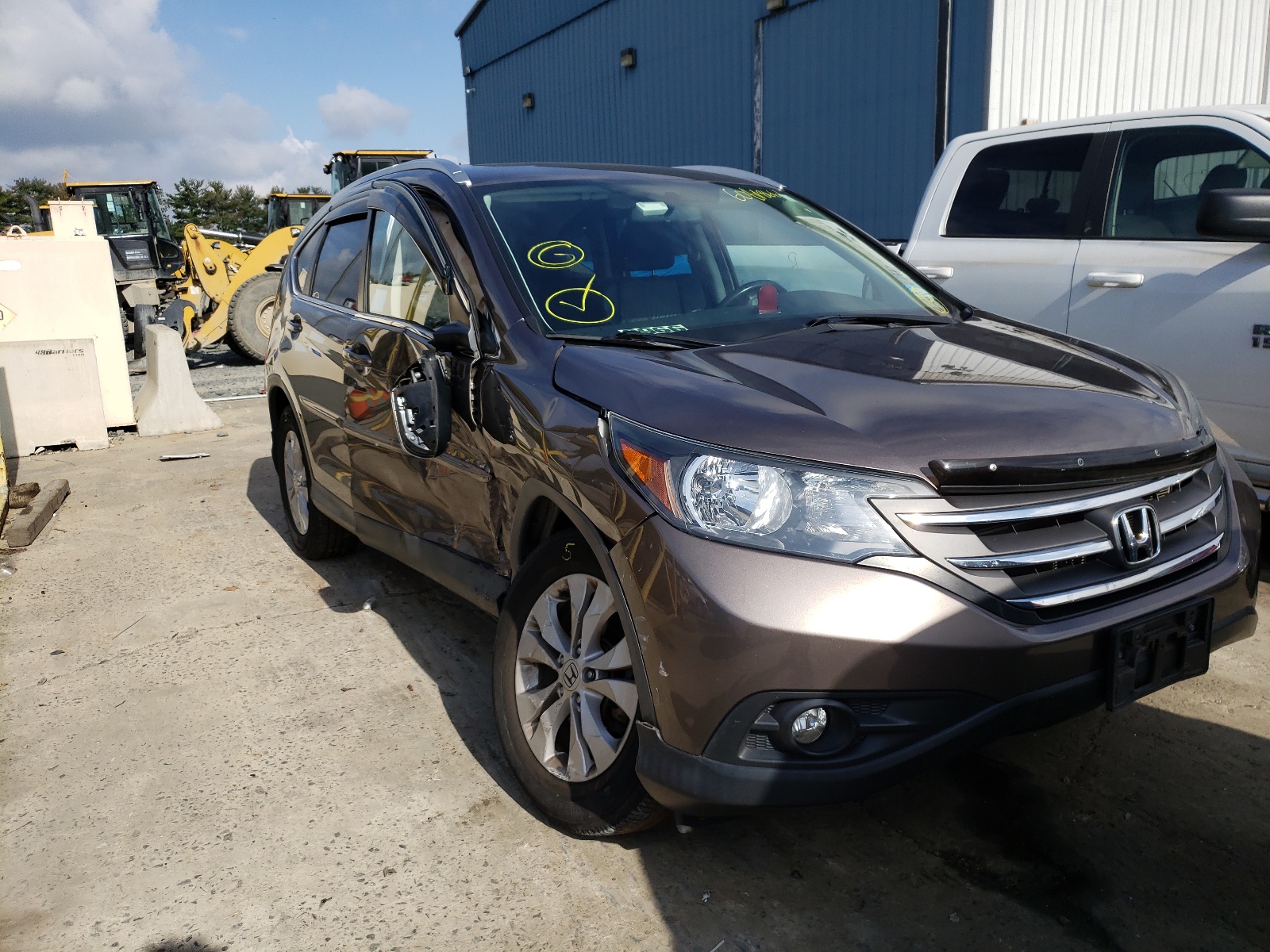Photo 9 from auction – 2014 HONDA CR-V EXL with VIN 2HKRM4H73EH656272