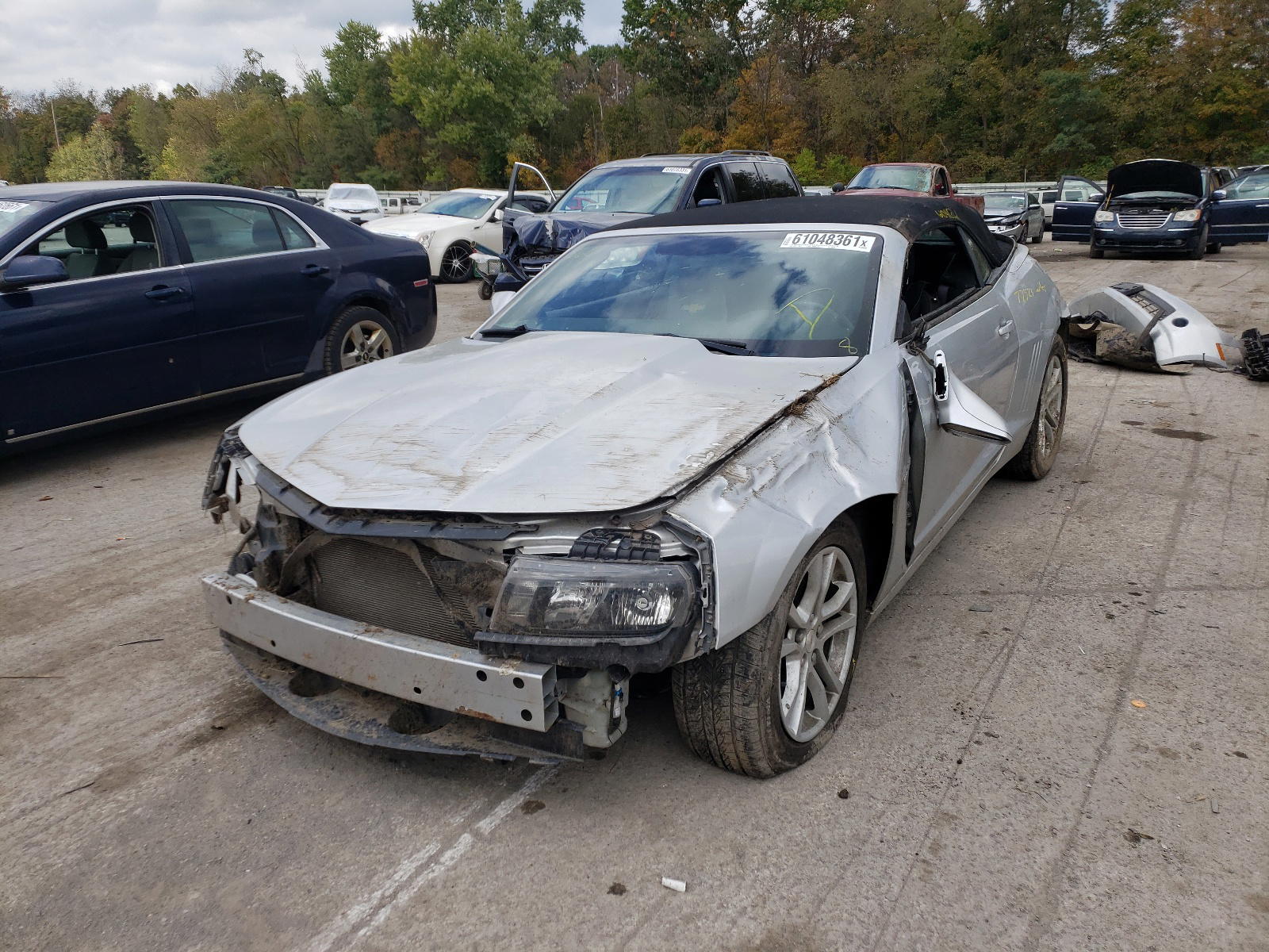 Photo 2 from auction – 2015 CHEVROLET CAMARO LT with VIN 2G1FD3D39F9280190