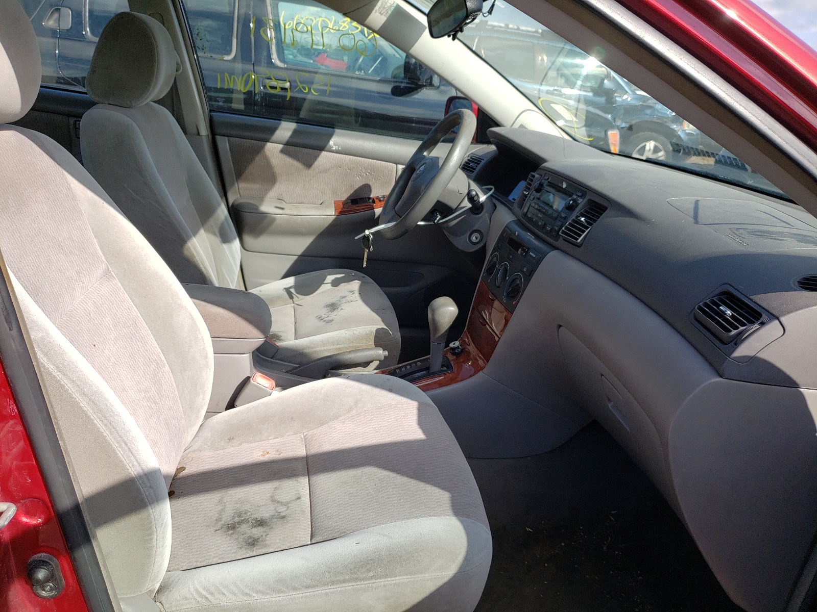 Photo 5 from auction – 2008 TOYOTA COROLLA CE with VIN 1NXBR32E78Z014311