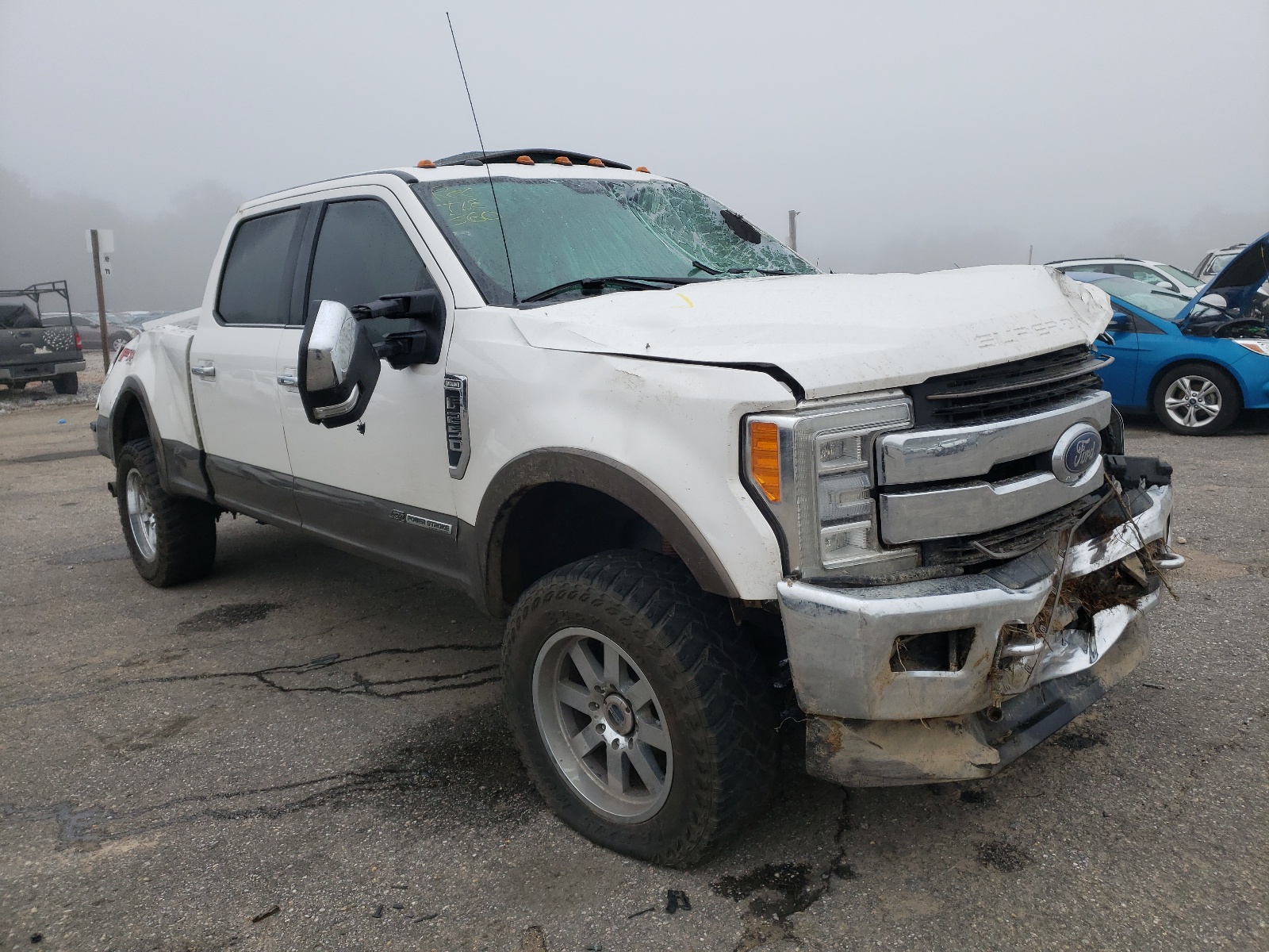 FORD F250 SUPER 2017 with VIN 1FT7W2BT9HEF05775 - Photo from auction