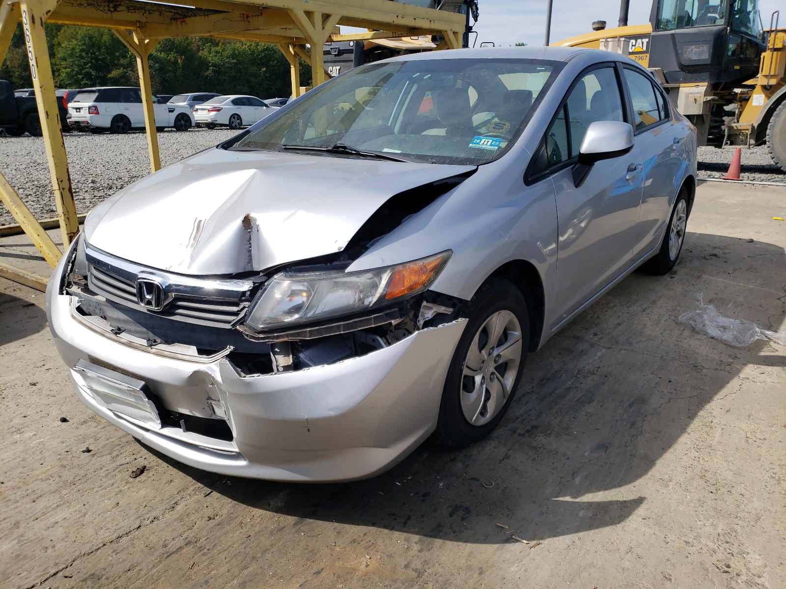 Photo 2 from auction – 2012 HONDA CIVIC LX with VIN 2HGFB2F57CH532236